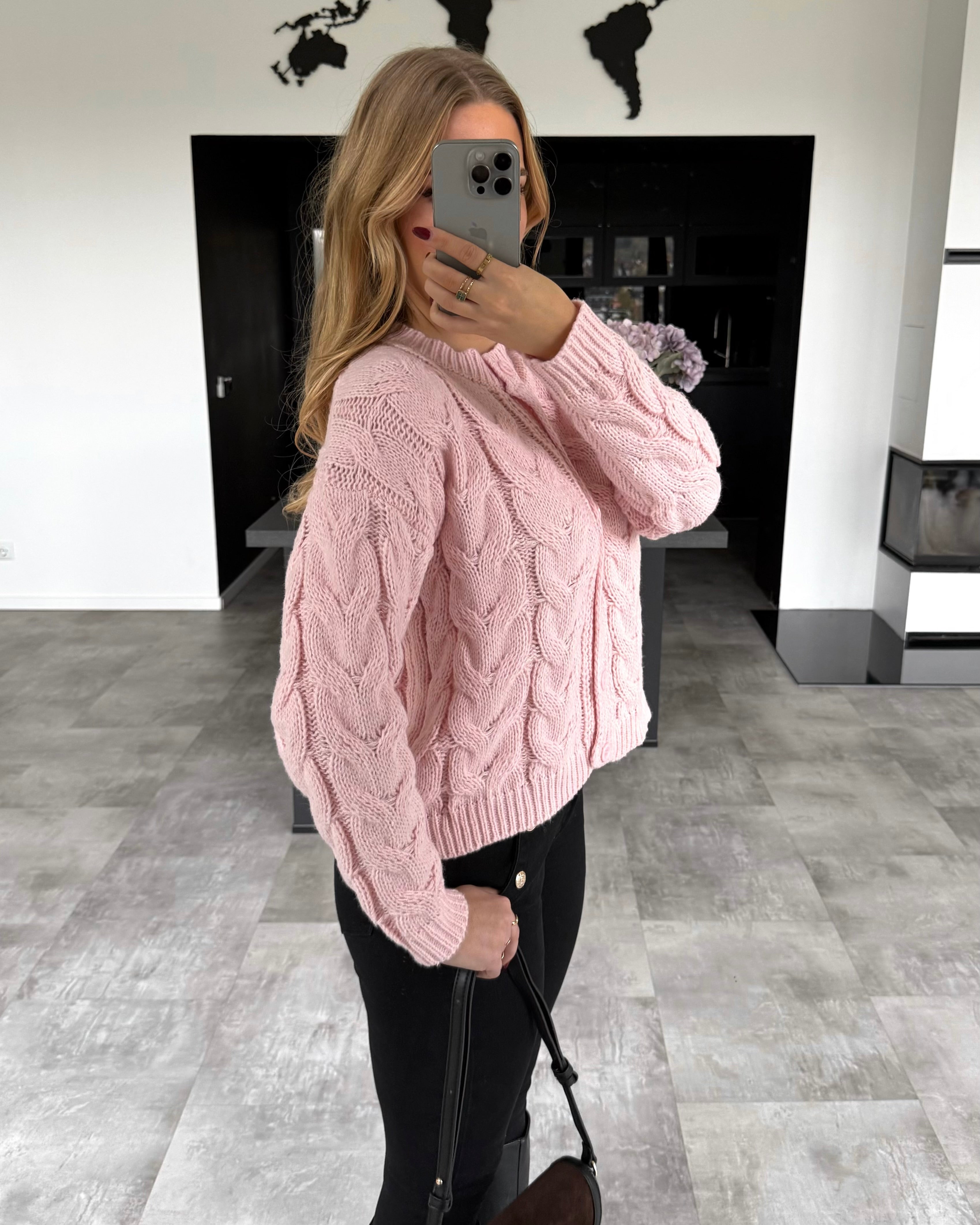 Cardigan "Rosalie" Rosa