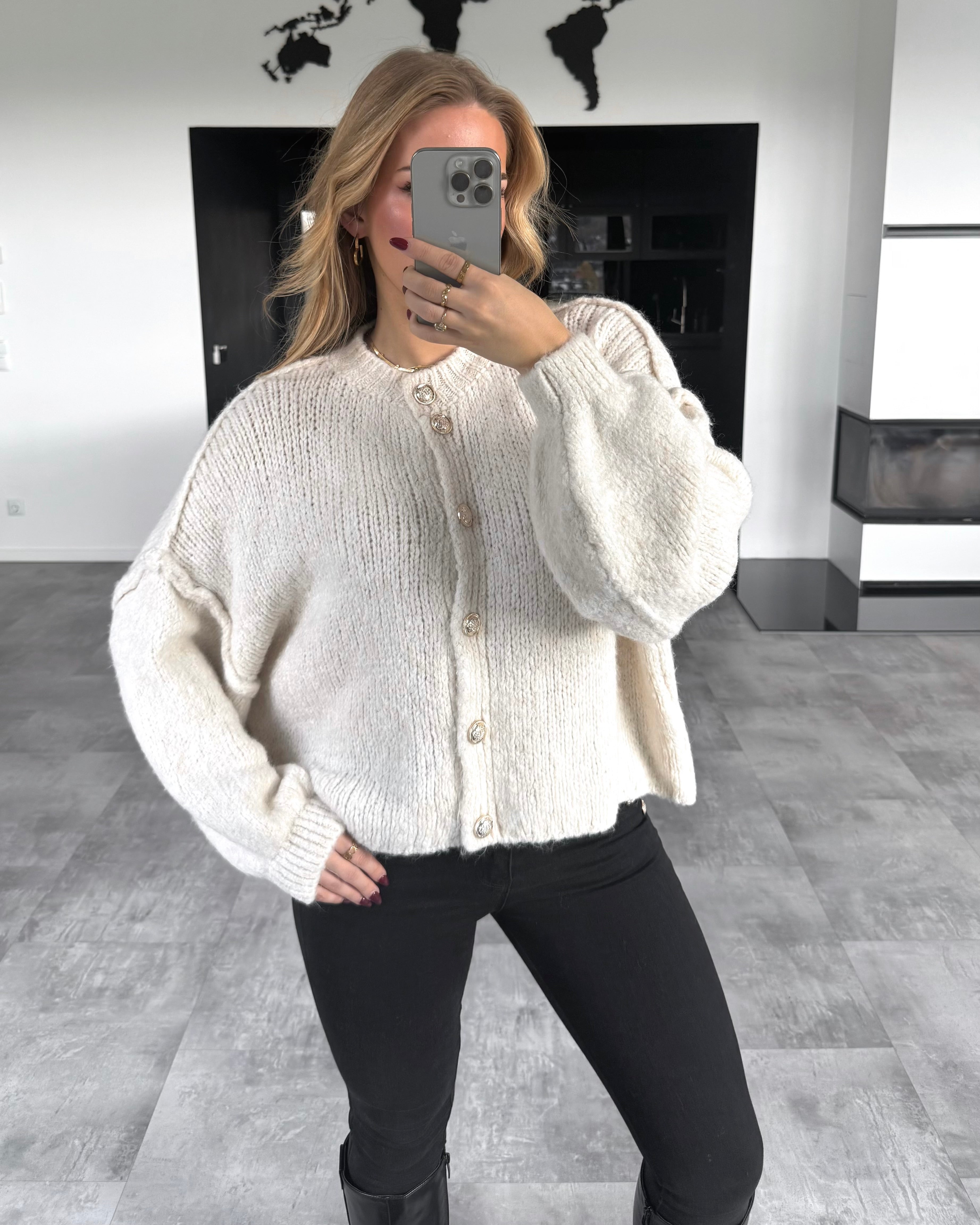 Cardigan "Gigi" Ecru