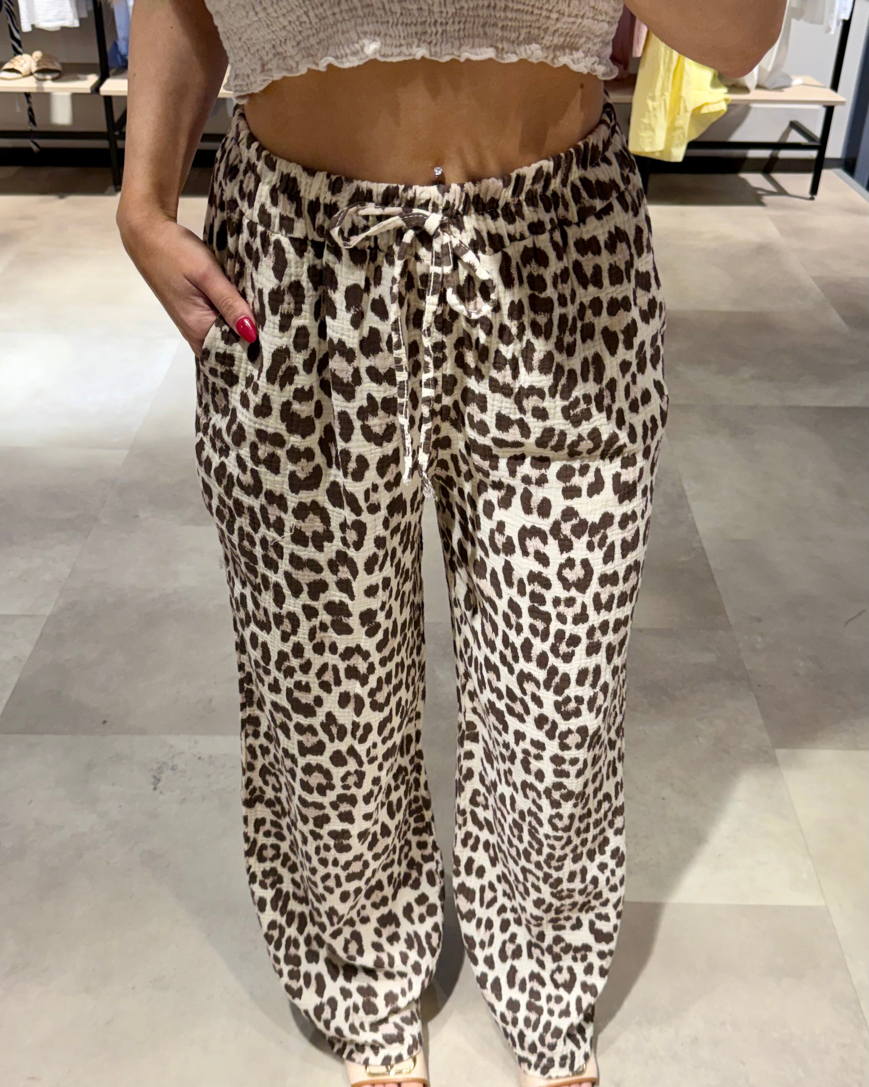 Musselin Hose “Nala“ Beige