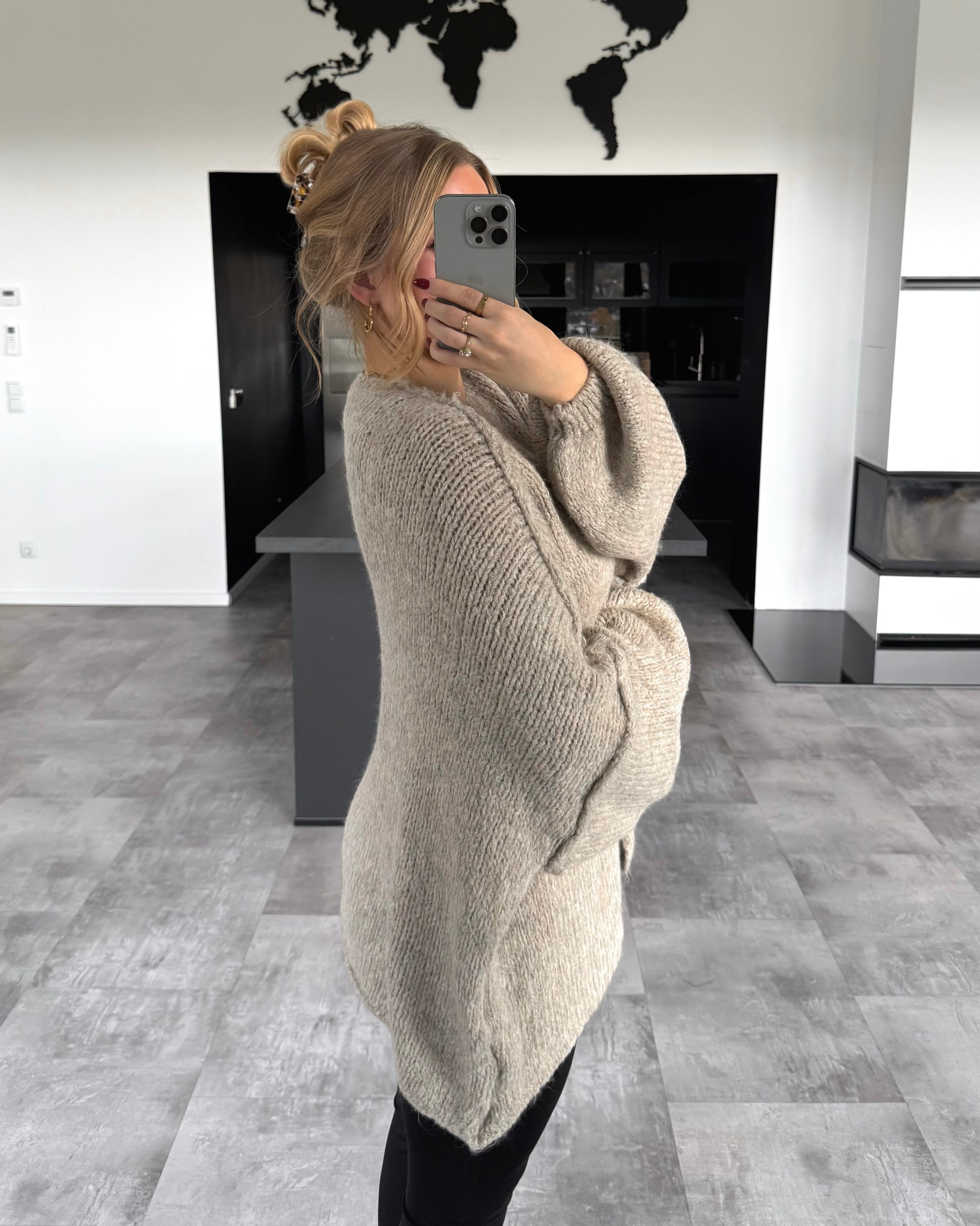 Cardigan “Livy” Beige