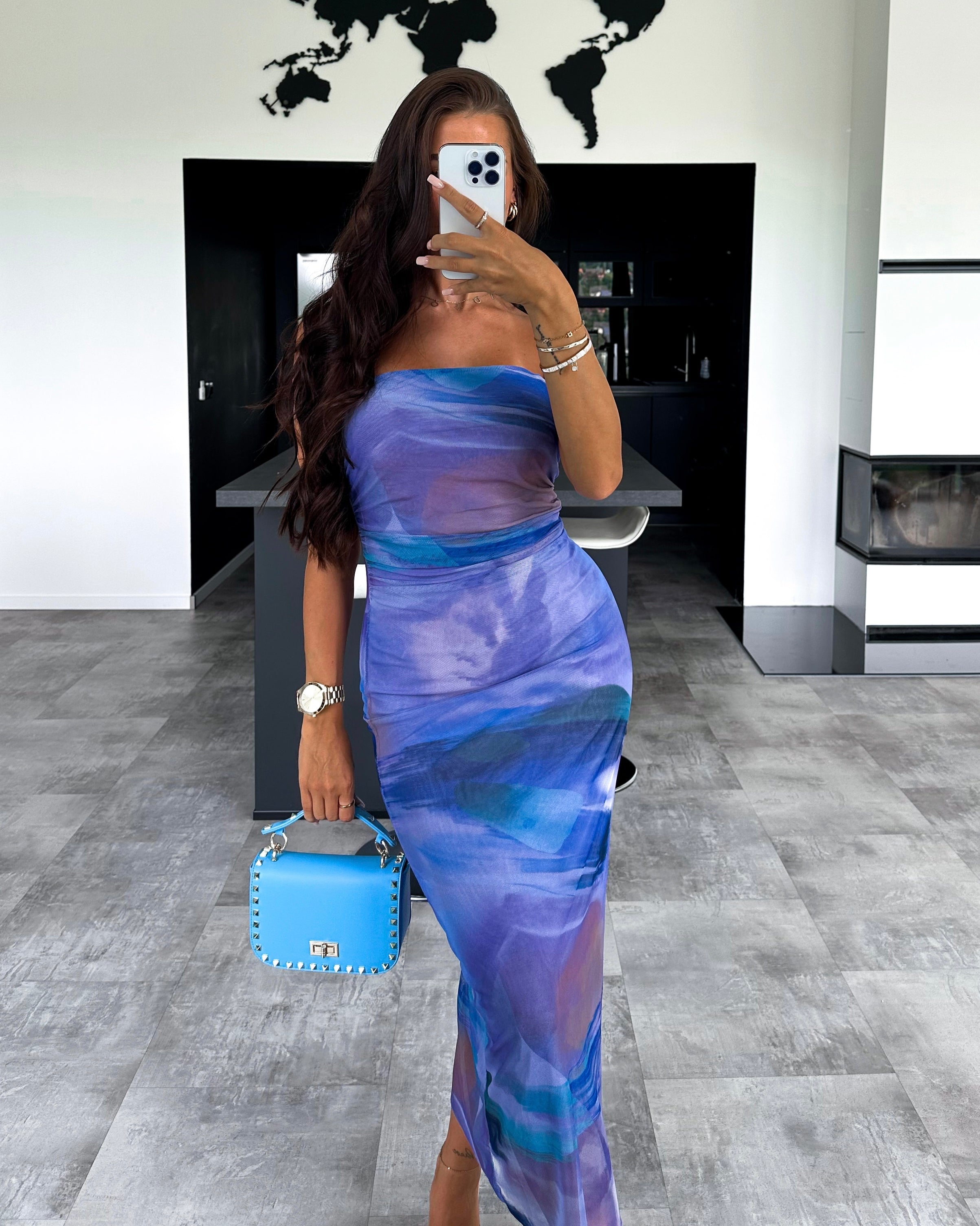 Kleid "Mermaid" Blau