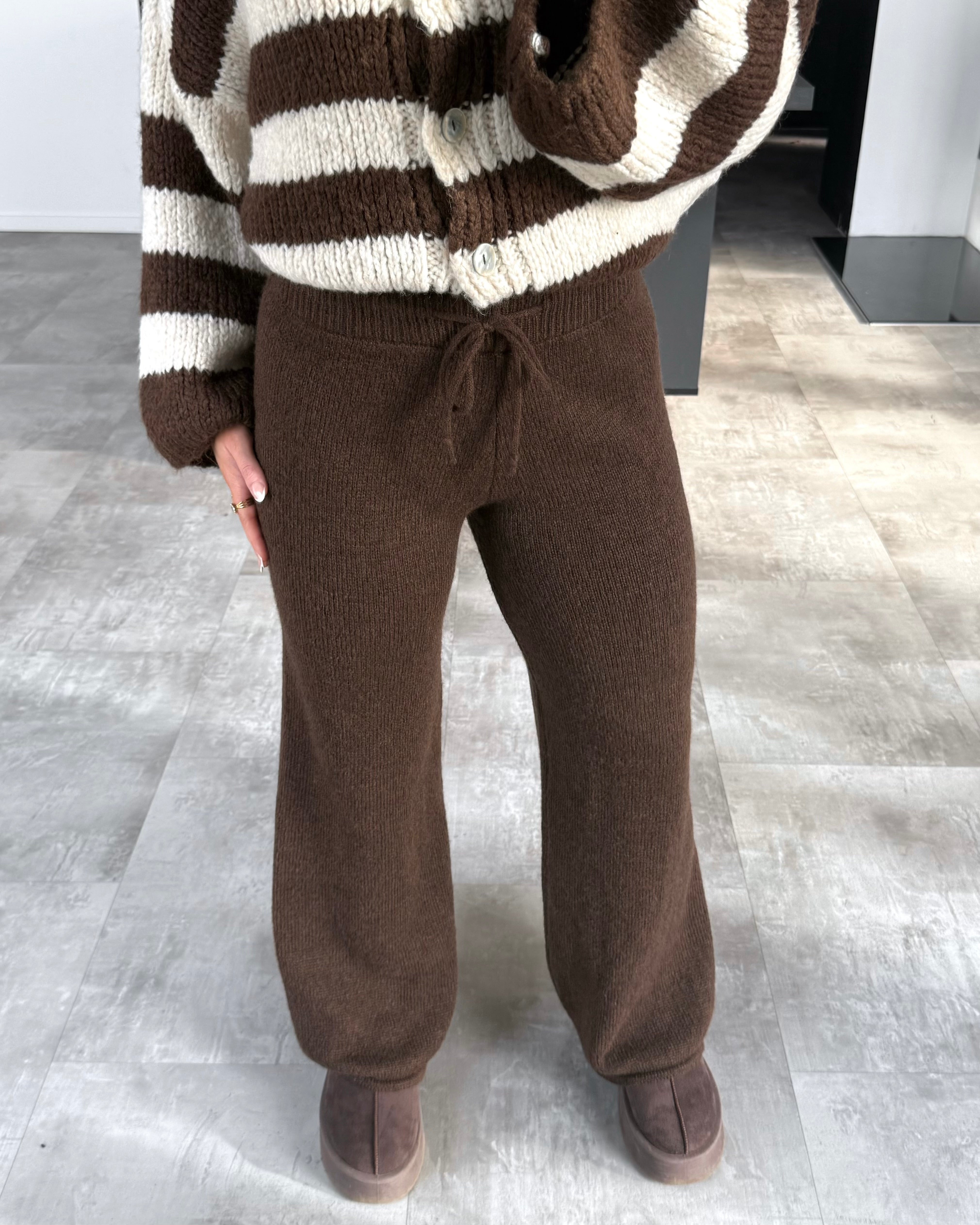 Strickhose “Aspen“ Chocolate