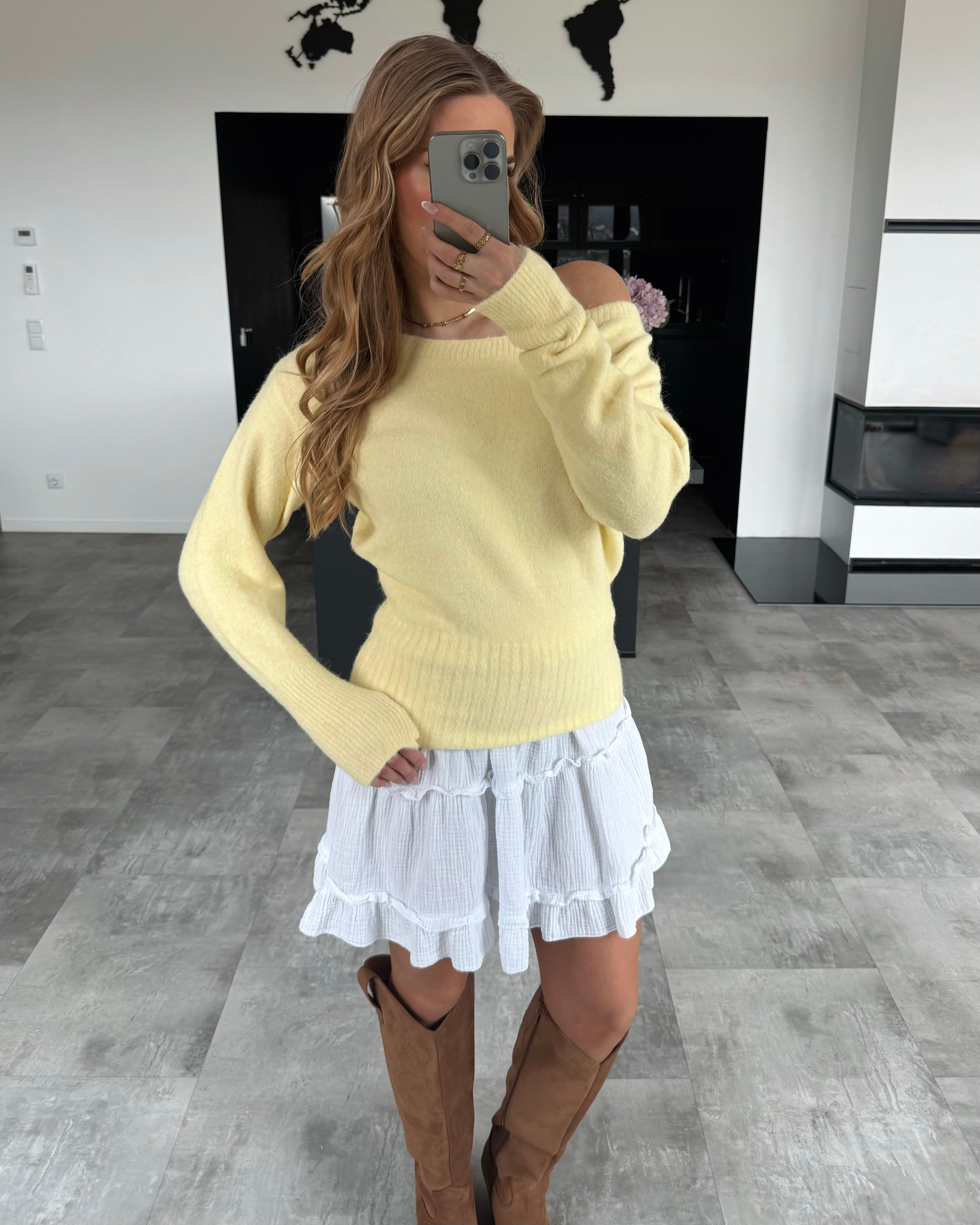 Pullover "Kathleen" Hellgelb