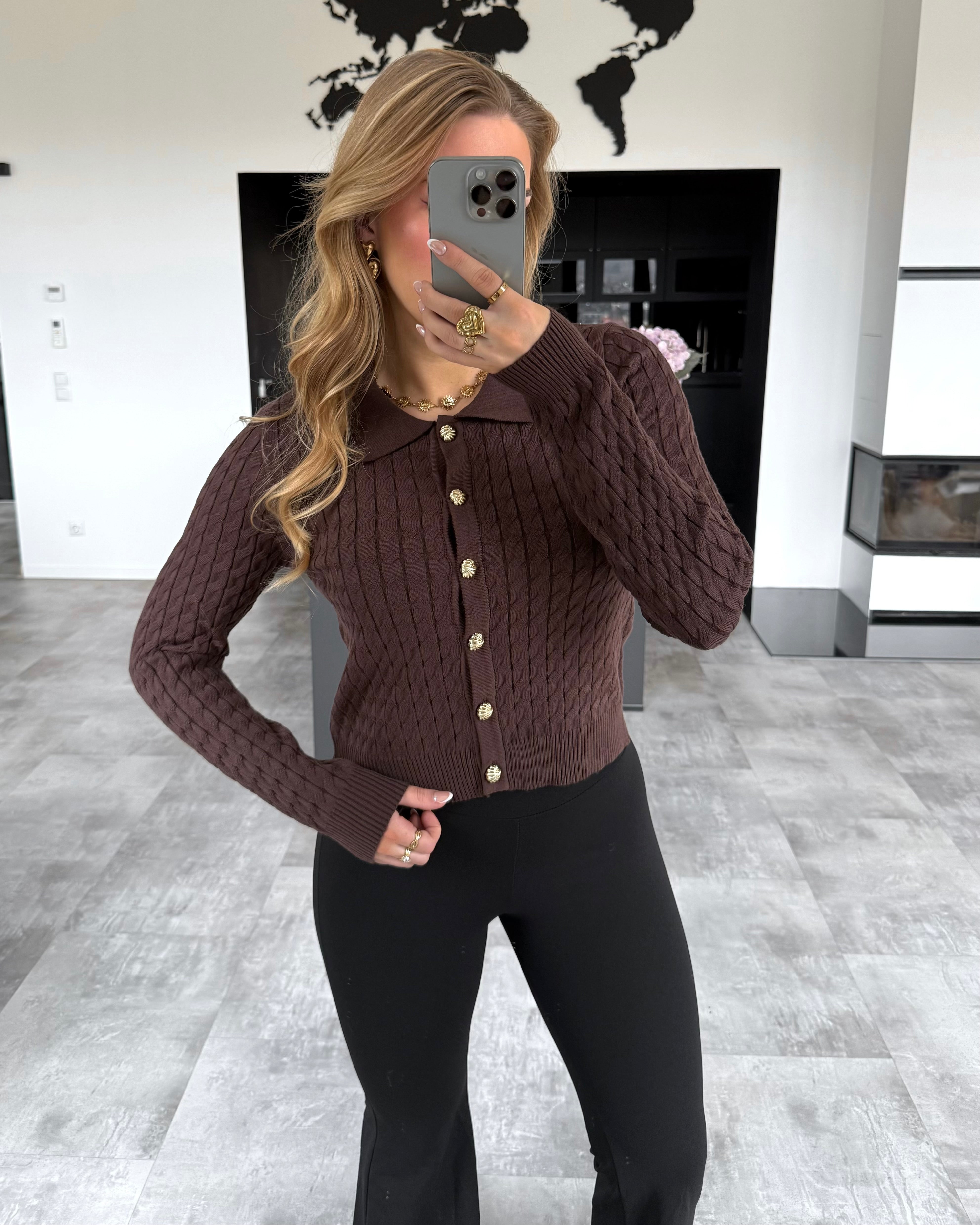 Cardigan "Eleanor" Chocolate