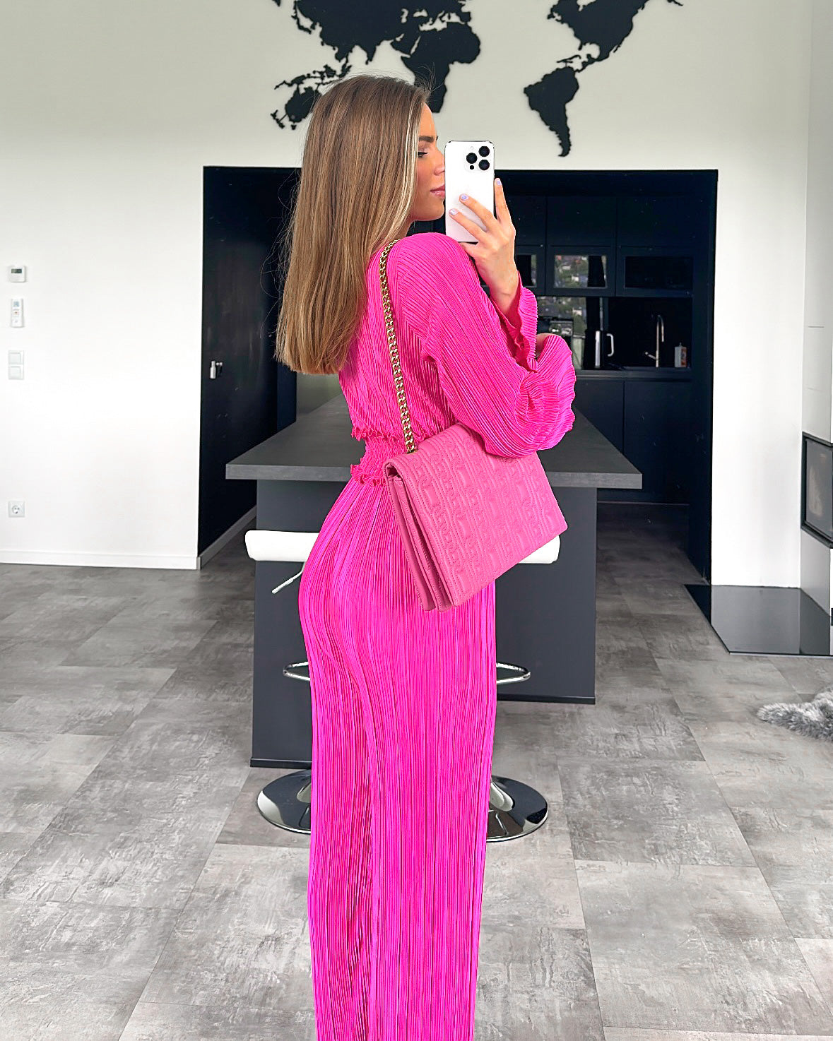 Plissee Jumpsuit