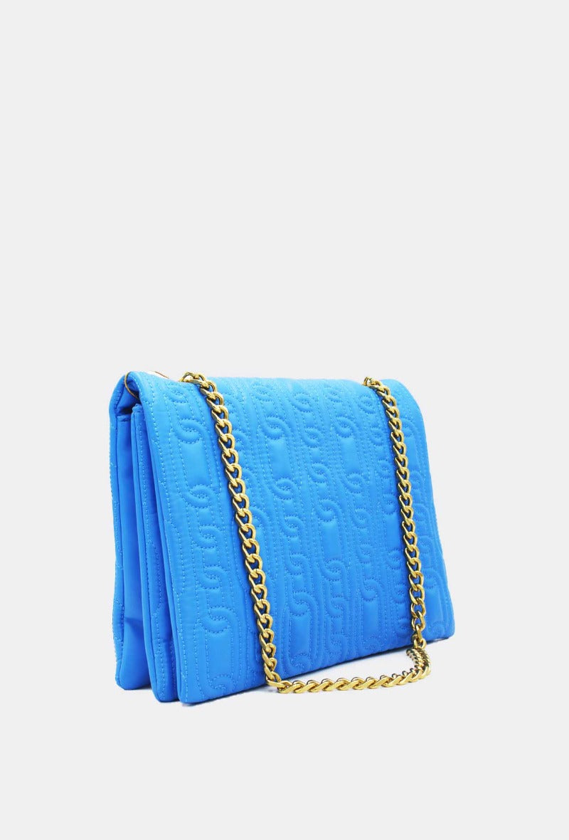 Schultertasche "Wave" Blau