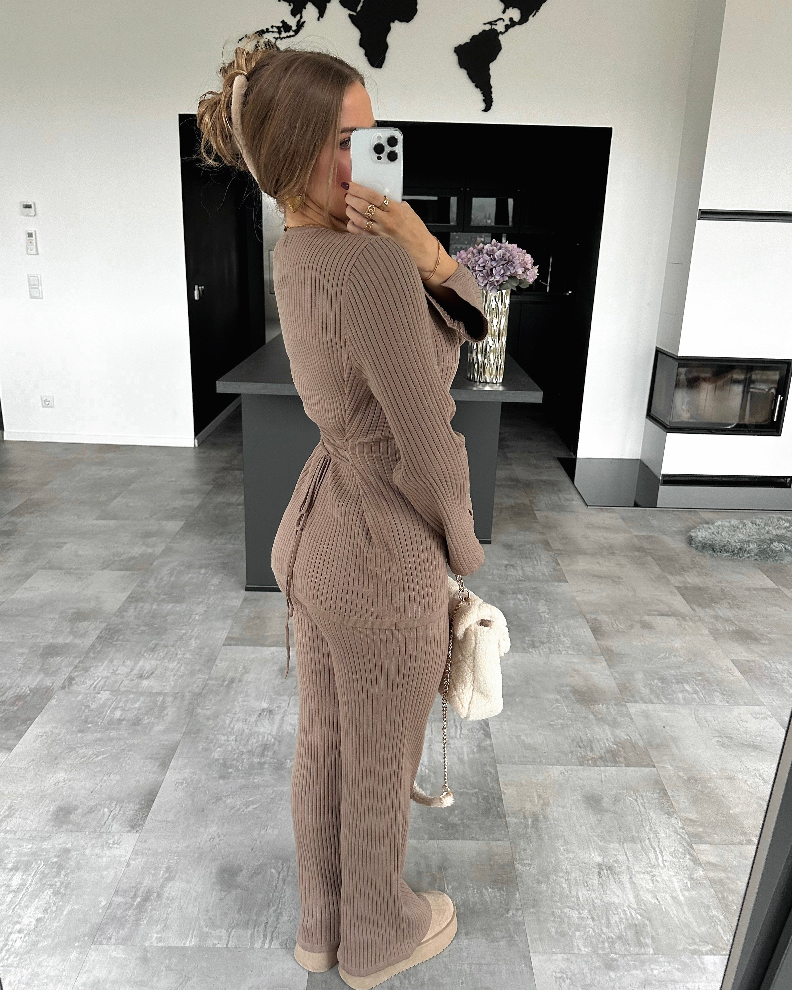 Zweiteiler „Laya“ Taupe