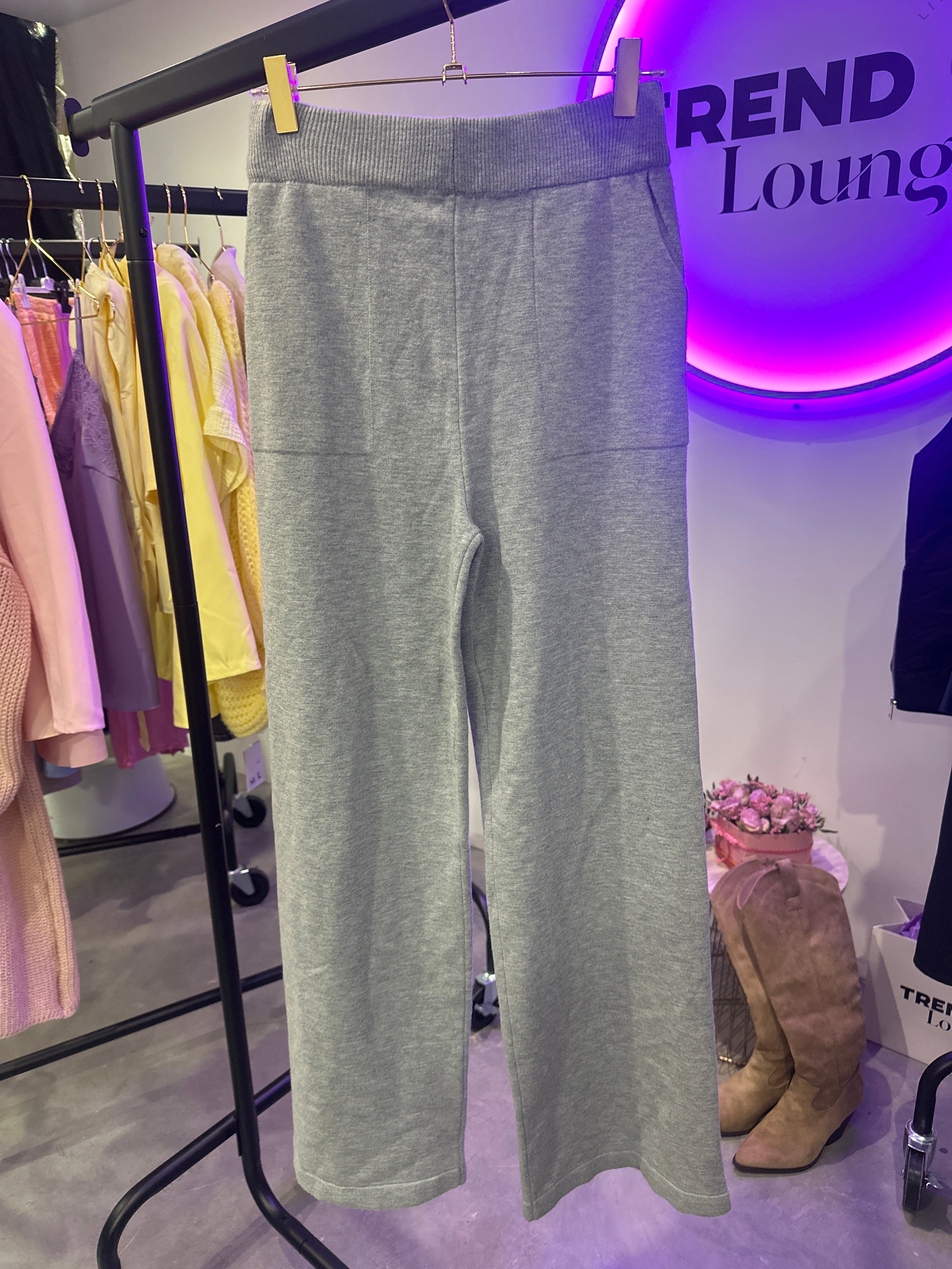 EINZELSTÜCK Stoffhose Hellgrau Onesize #128