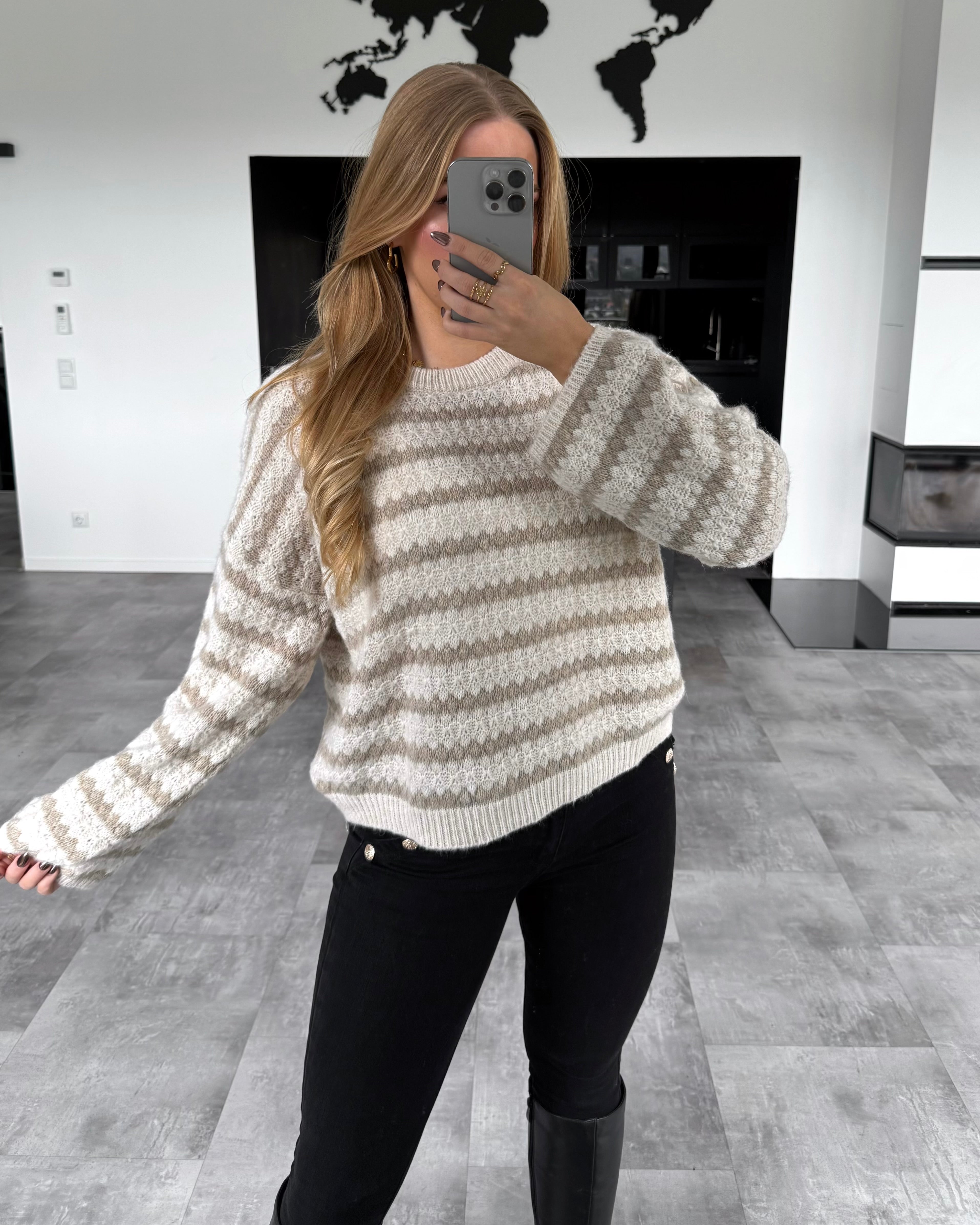 Pullover "Millie" Beige-Ecru