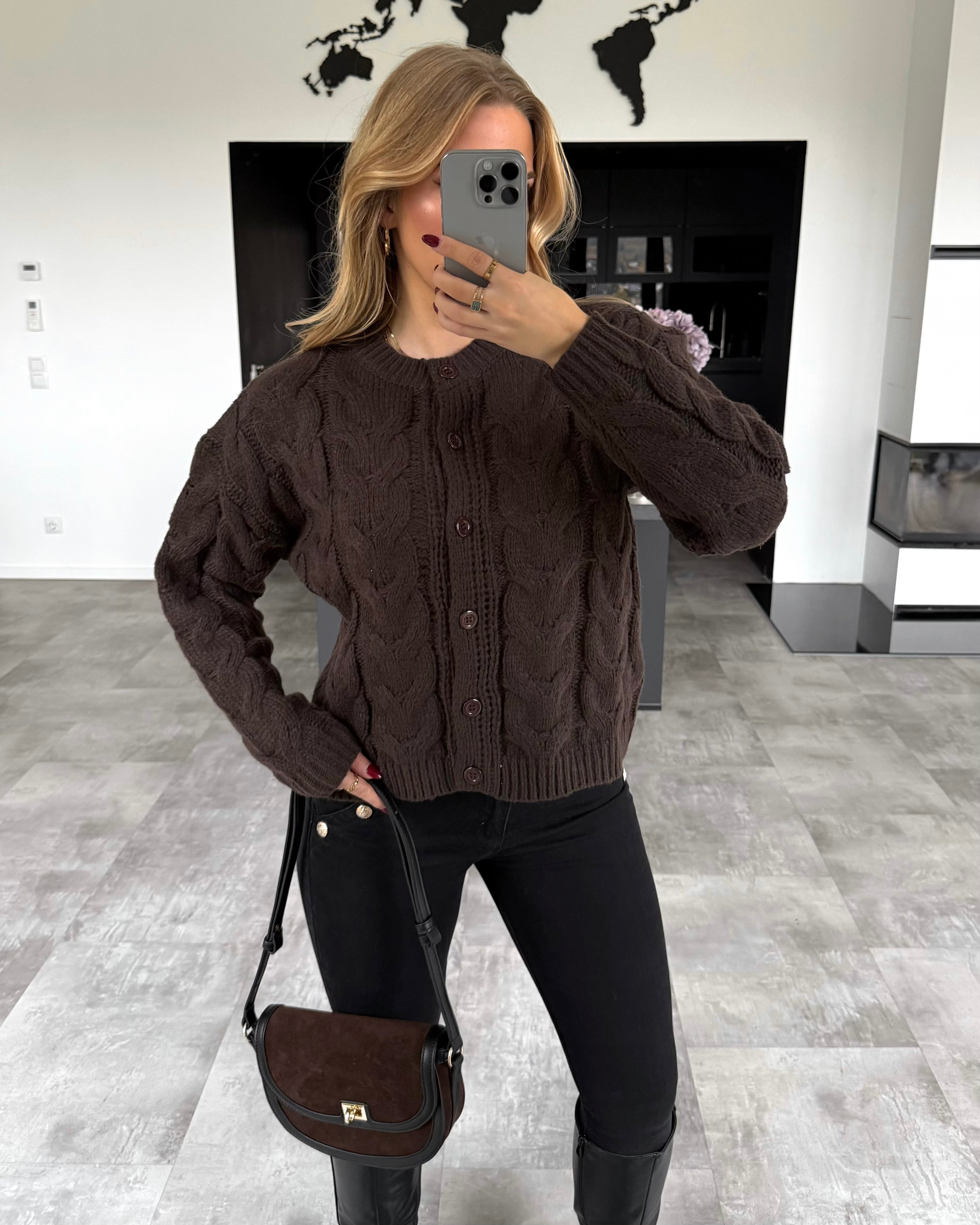 Cardigan "Rosalie" Braun