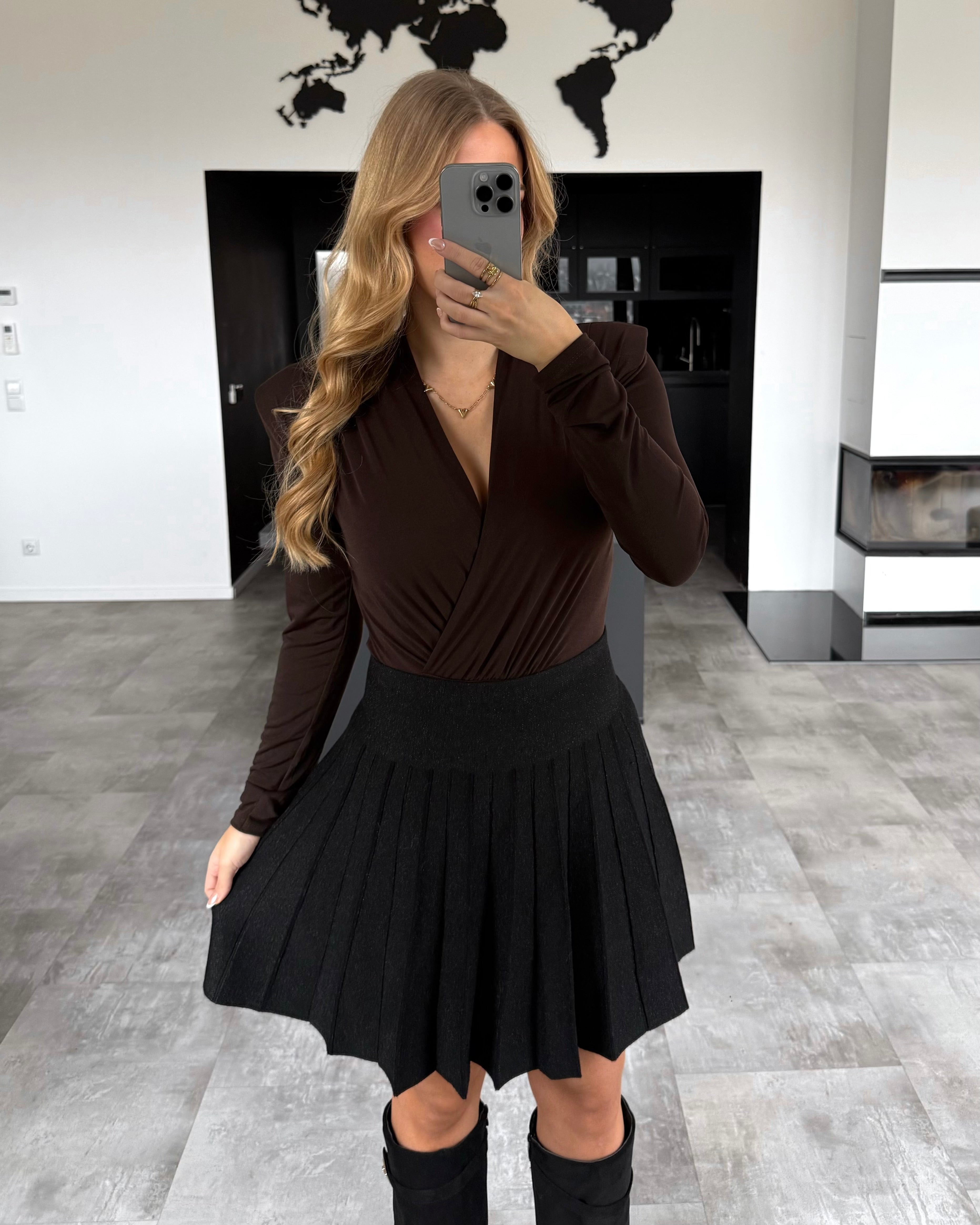 Crossover Body "Cindy" Dunkelbraun