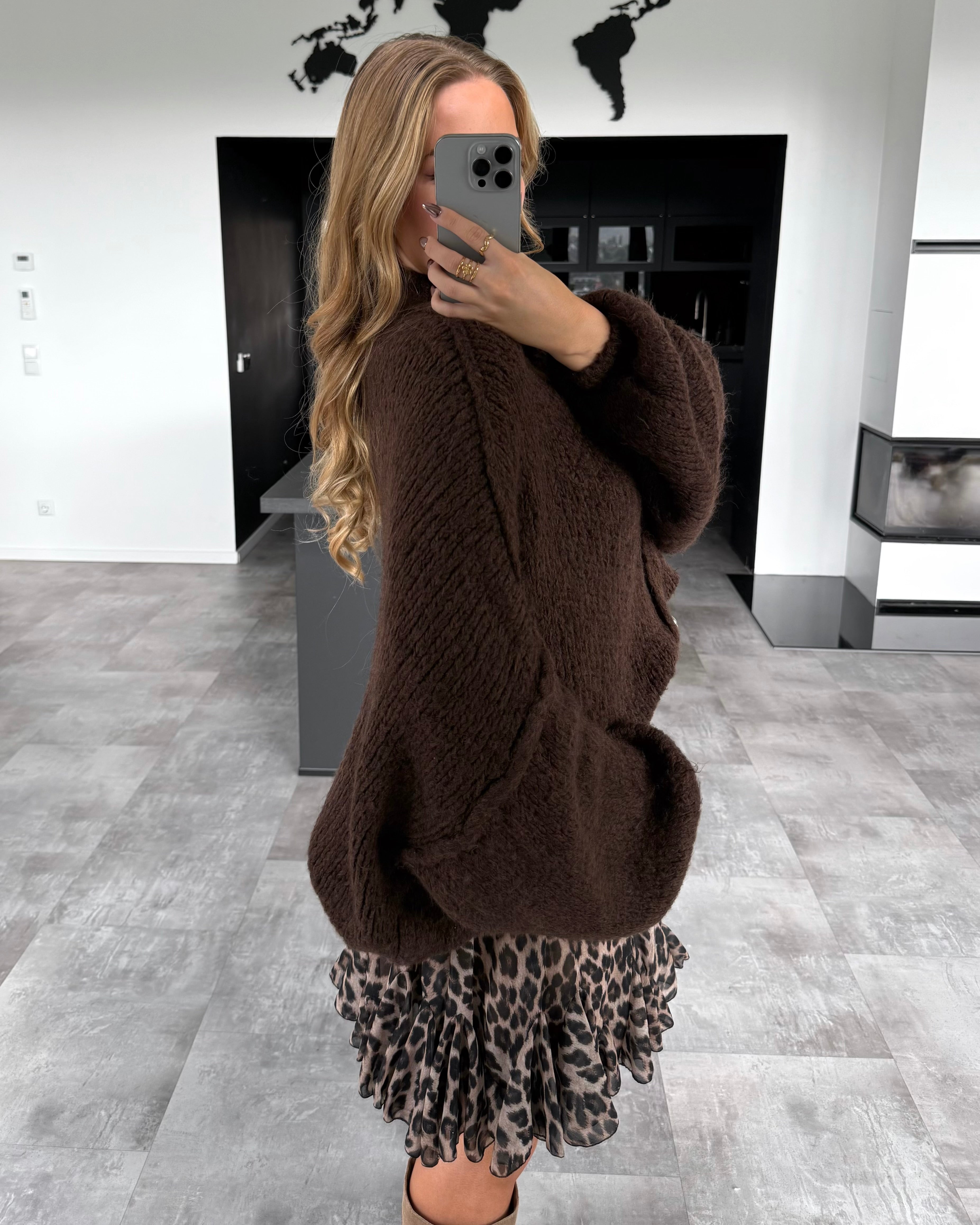 Cardigan "Cece" Chocolate
