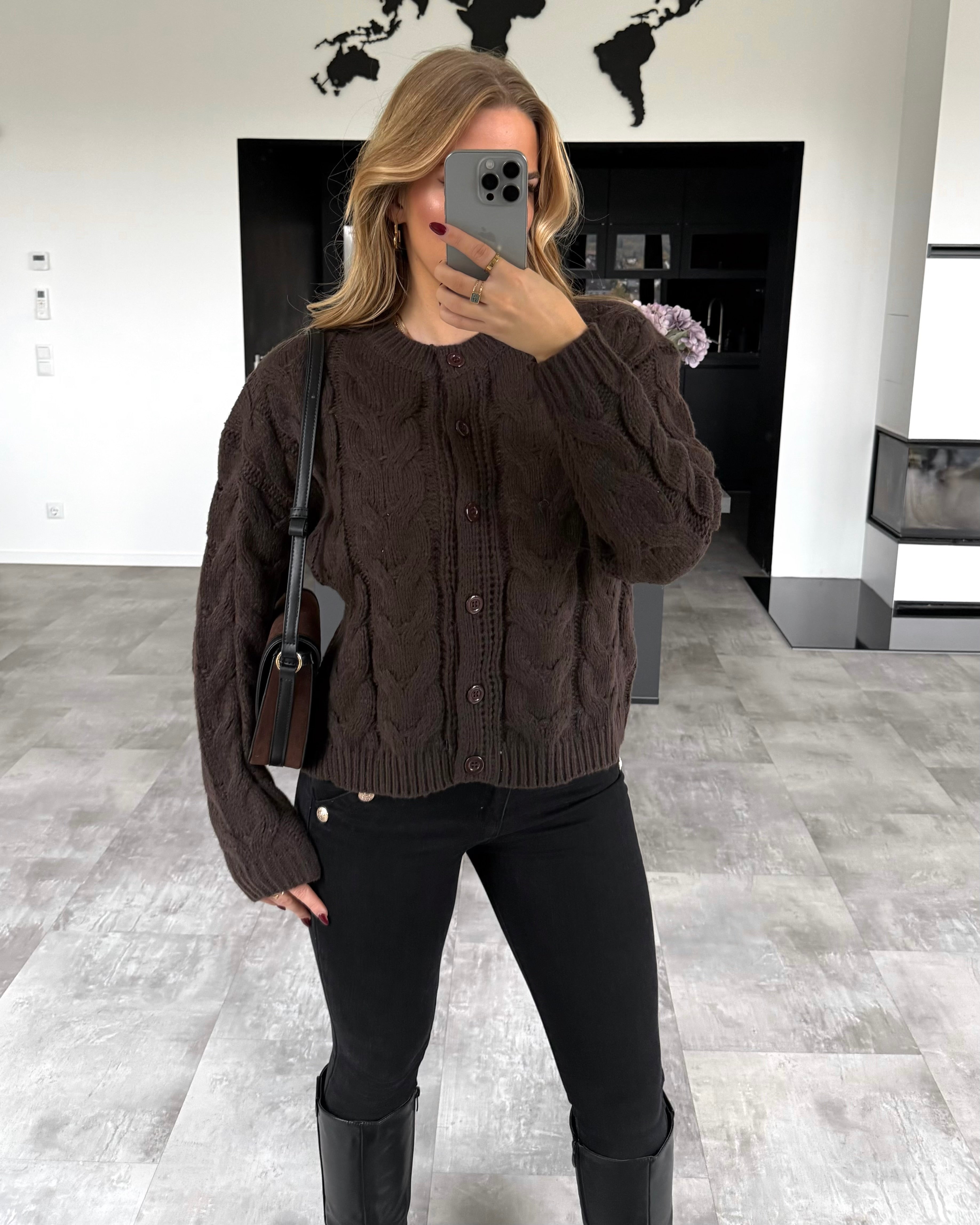 Cardigan "Rosalie" Braun