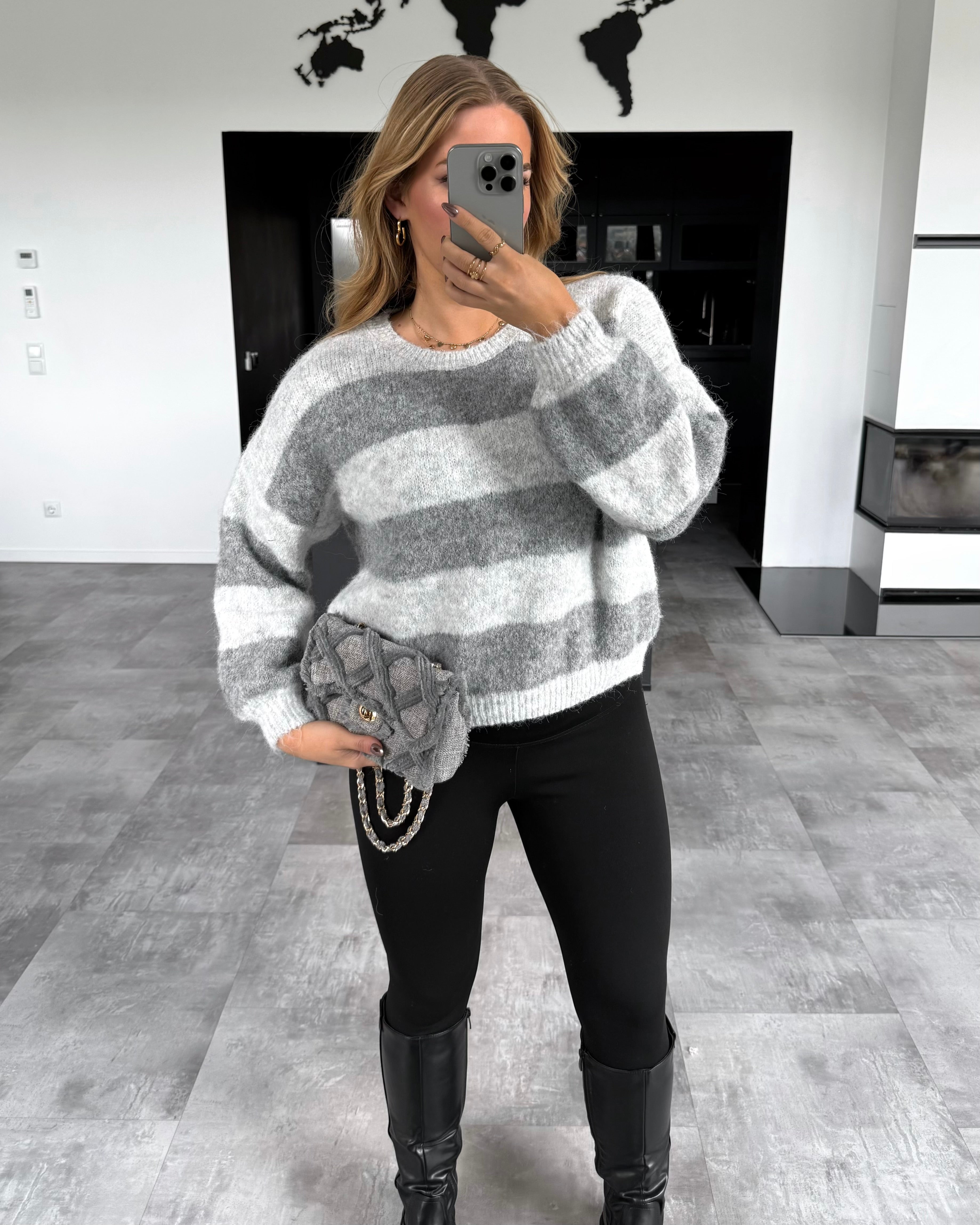 Pullover "Elsie" Grau