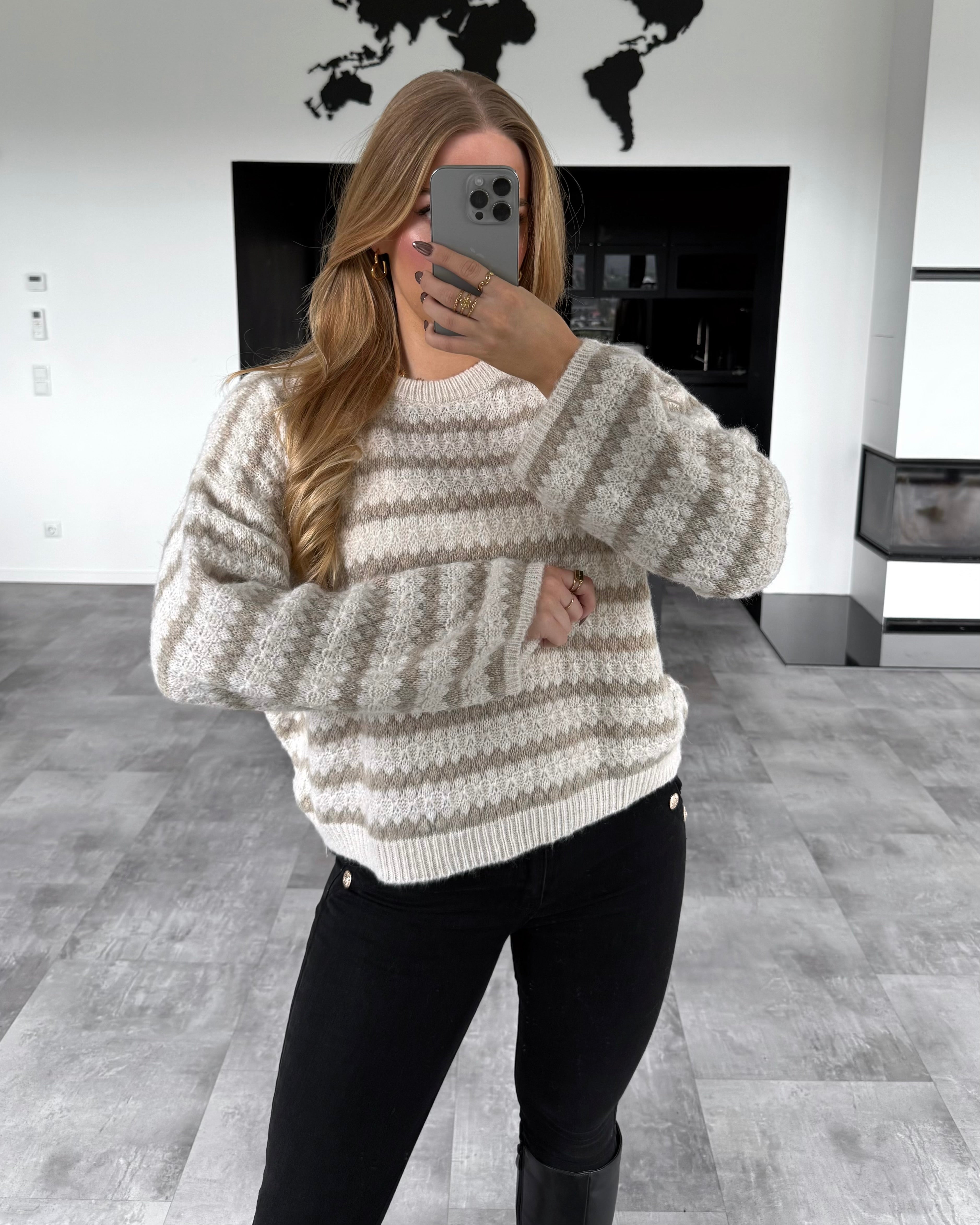 Pullover "Millie" Beige-Ecru