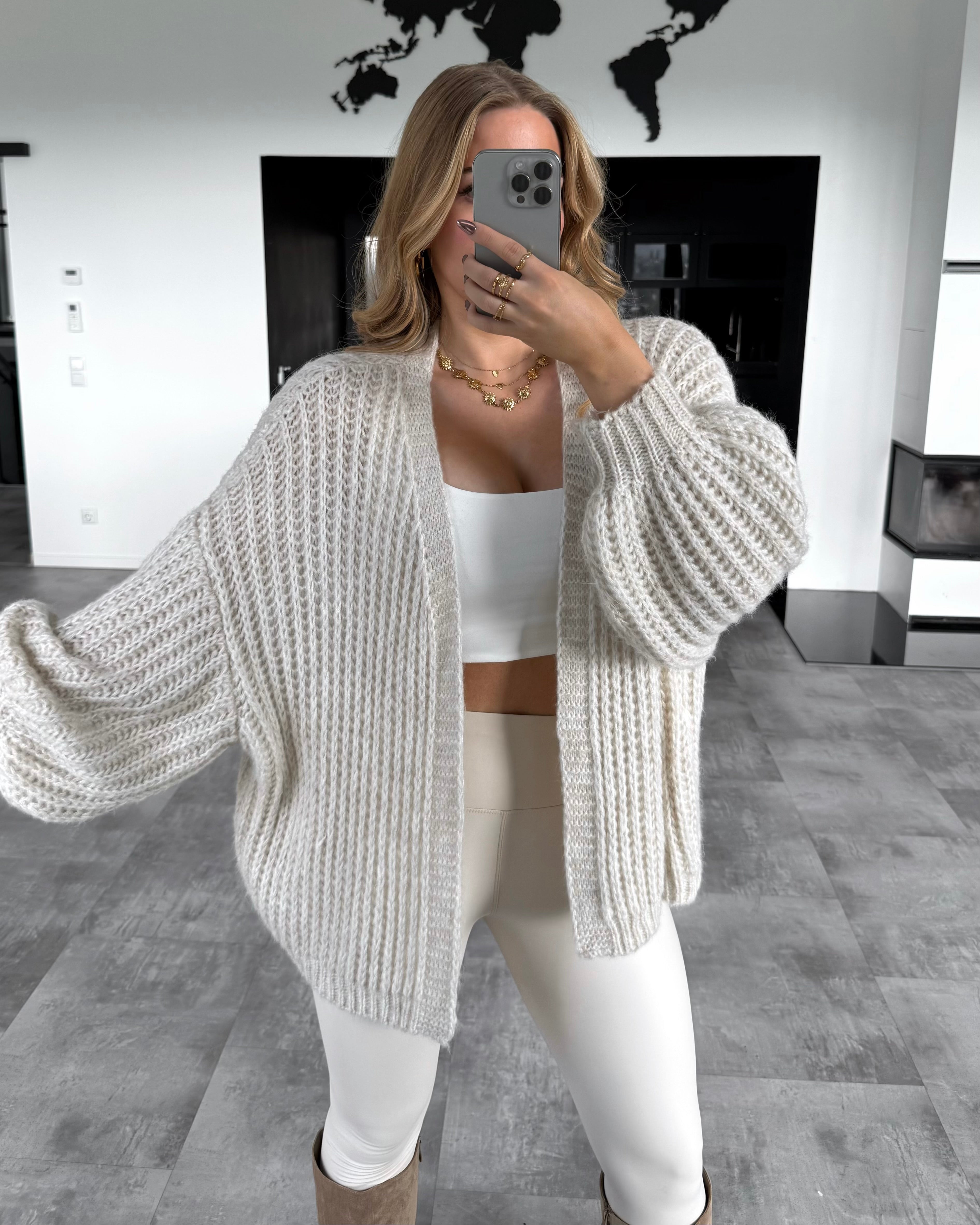 Cardigan "Cosima" Beige