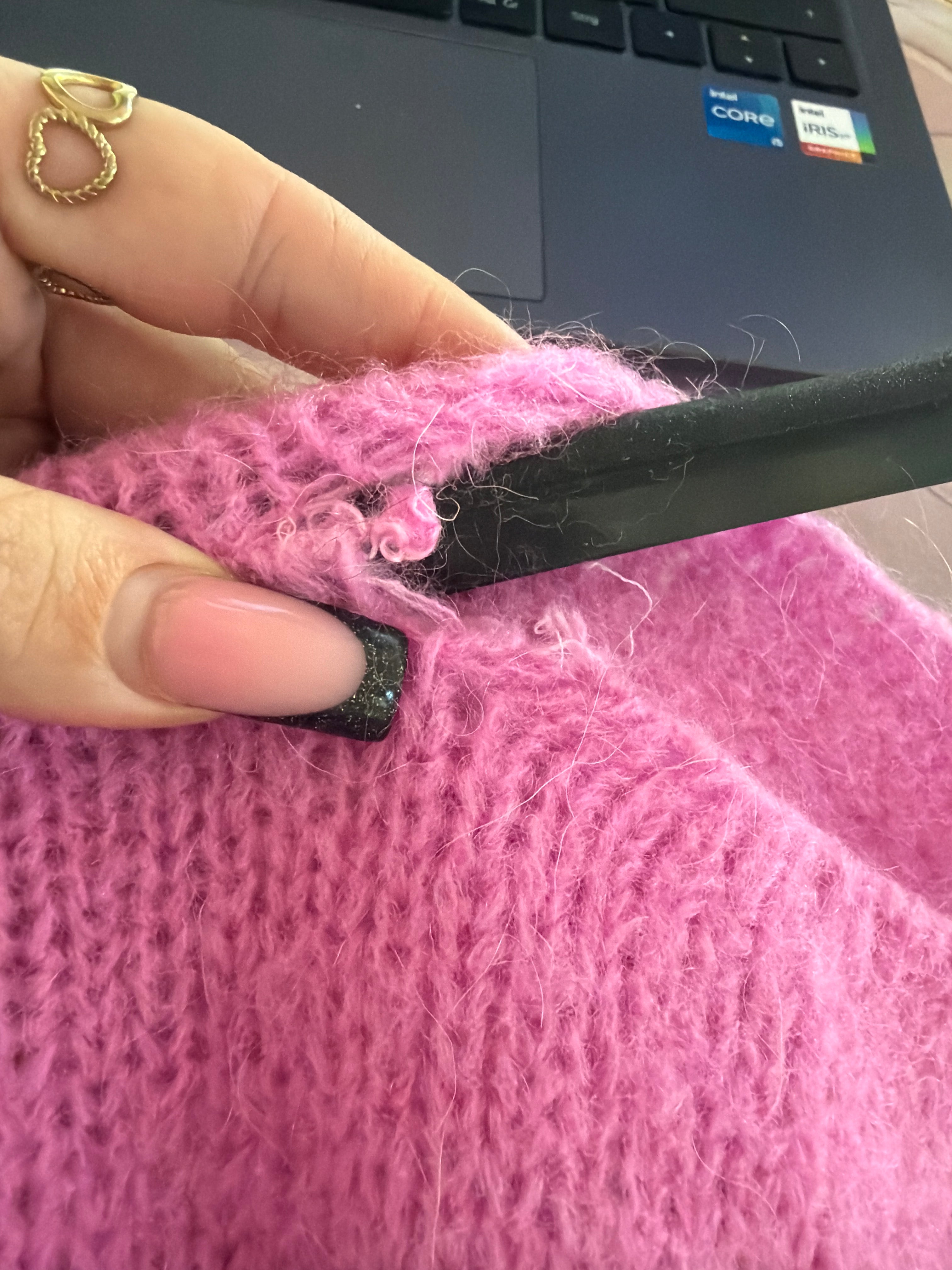 BWARE Strickoberteil "Cielo" Pink #187