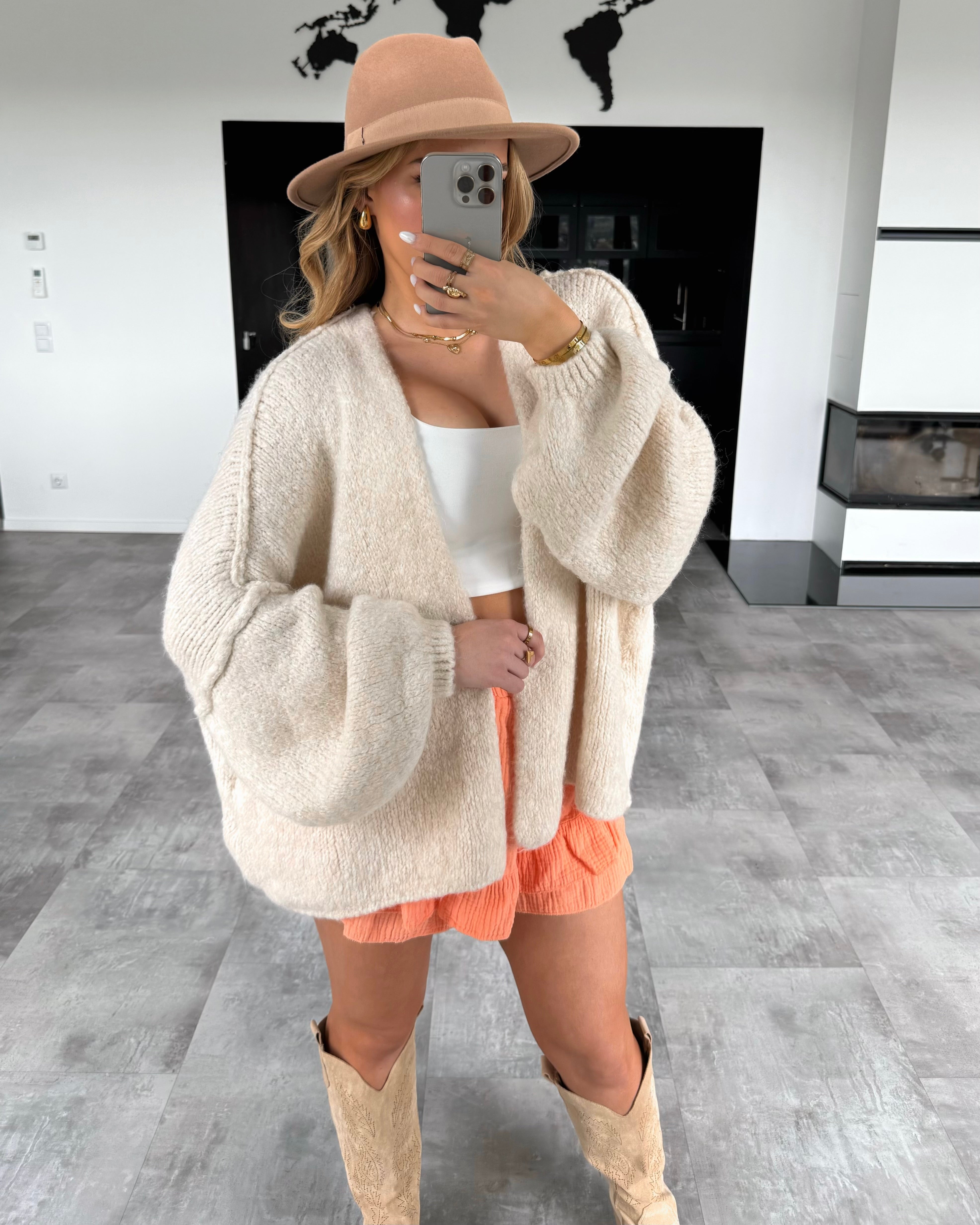 Cardigan “Livy" Ecru