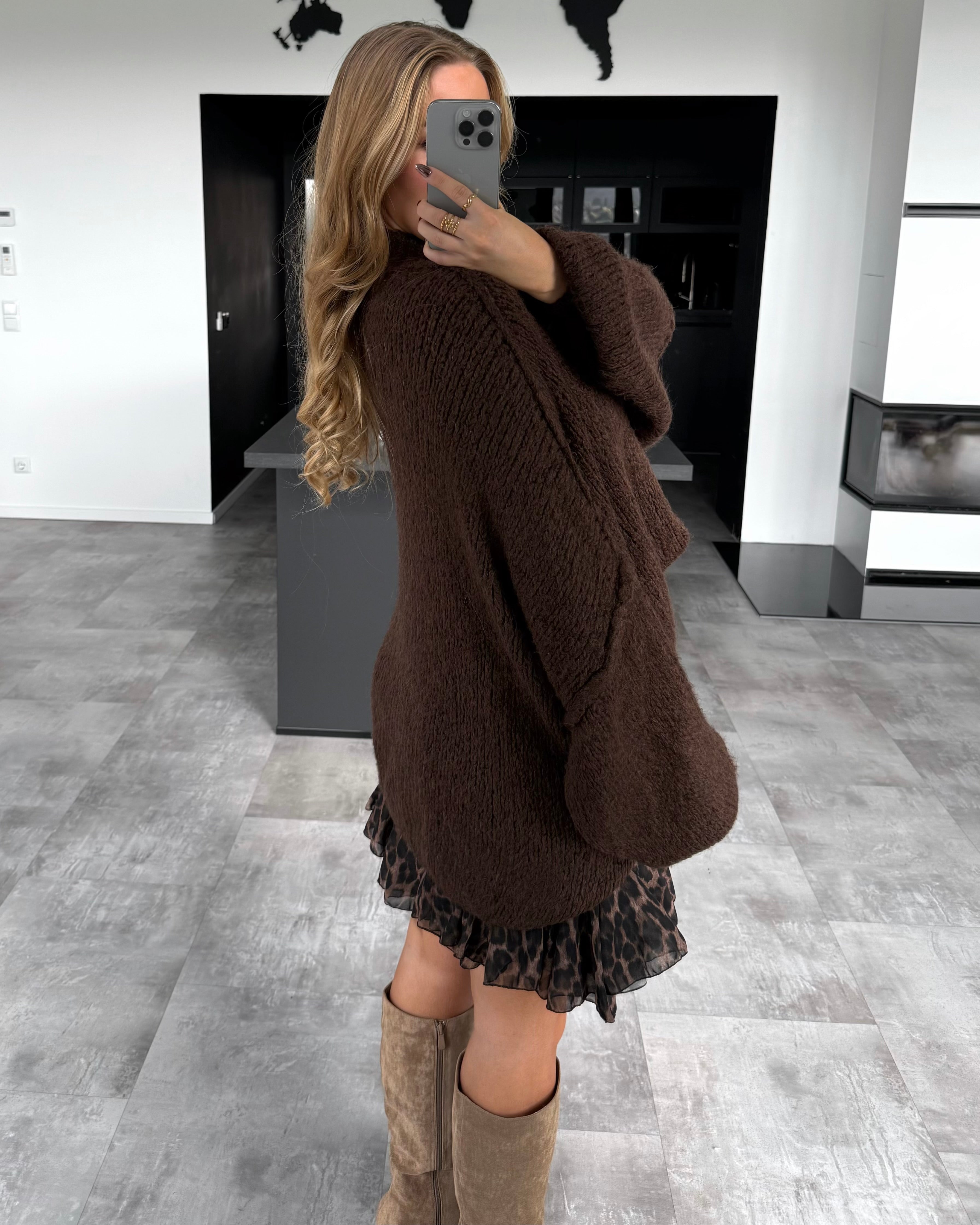 Cardigan "Cece" Chocolate