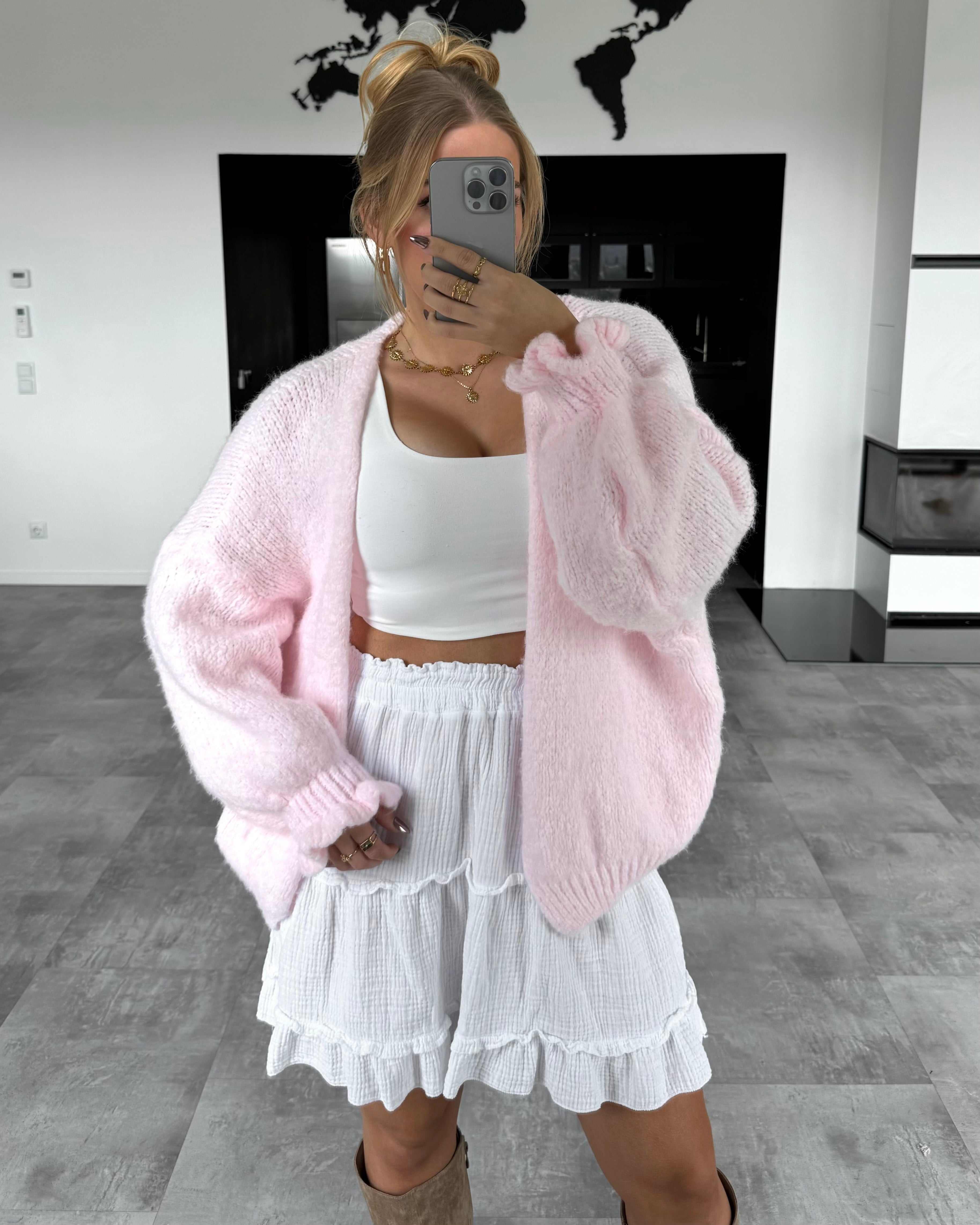 Cardigan "Mary" Babyrosa