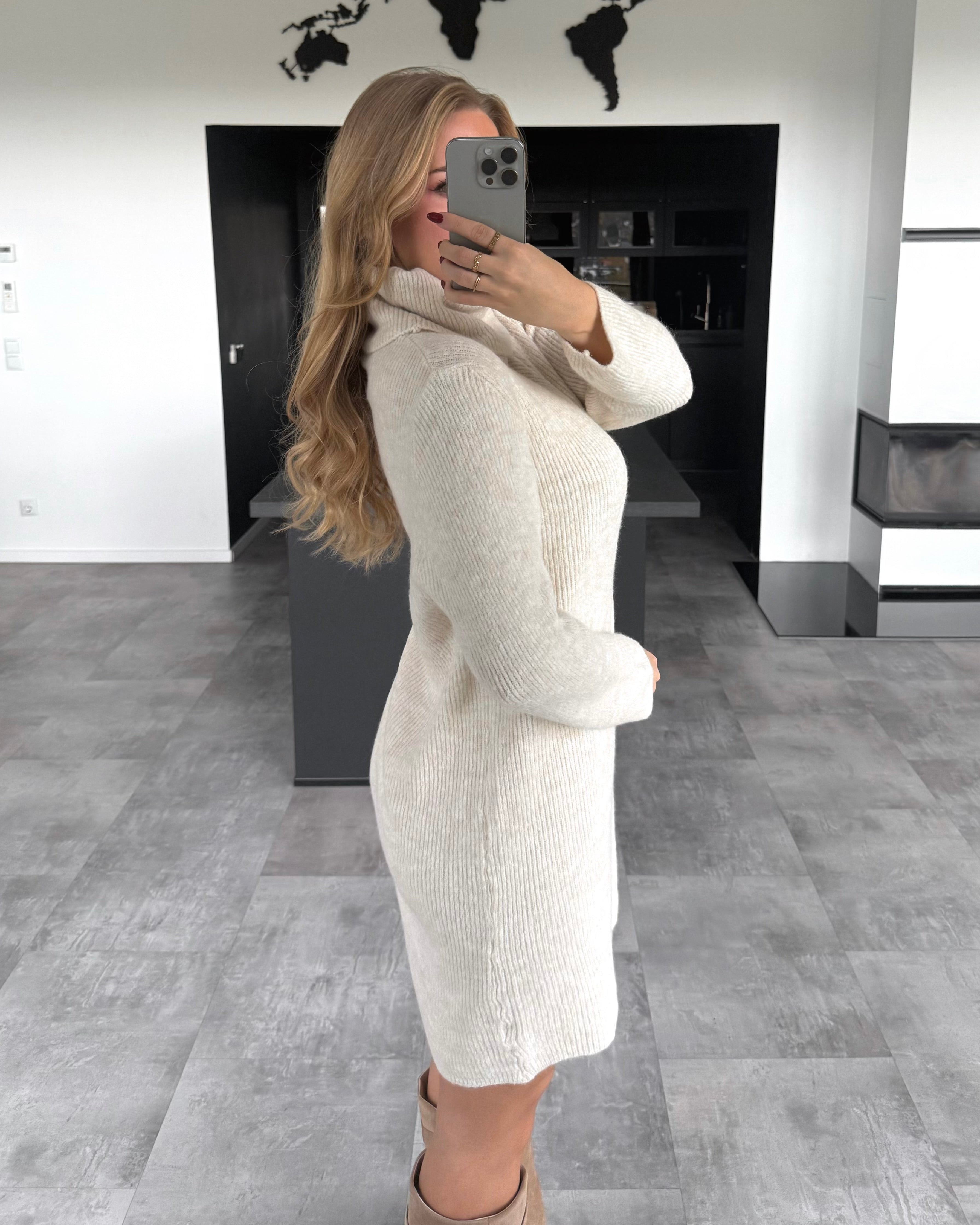 Strickkleid “Talea“ Ecru