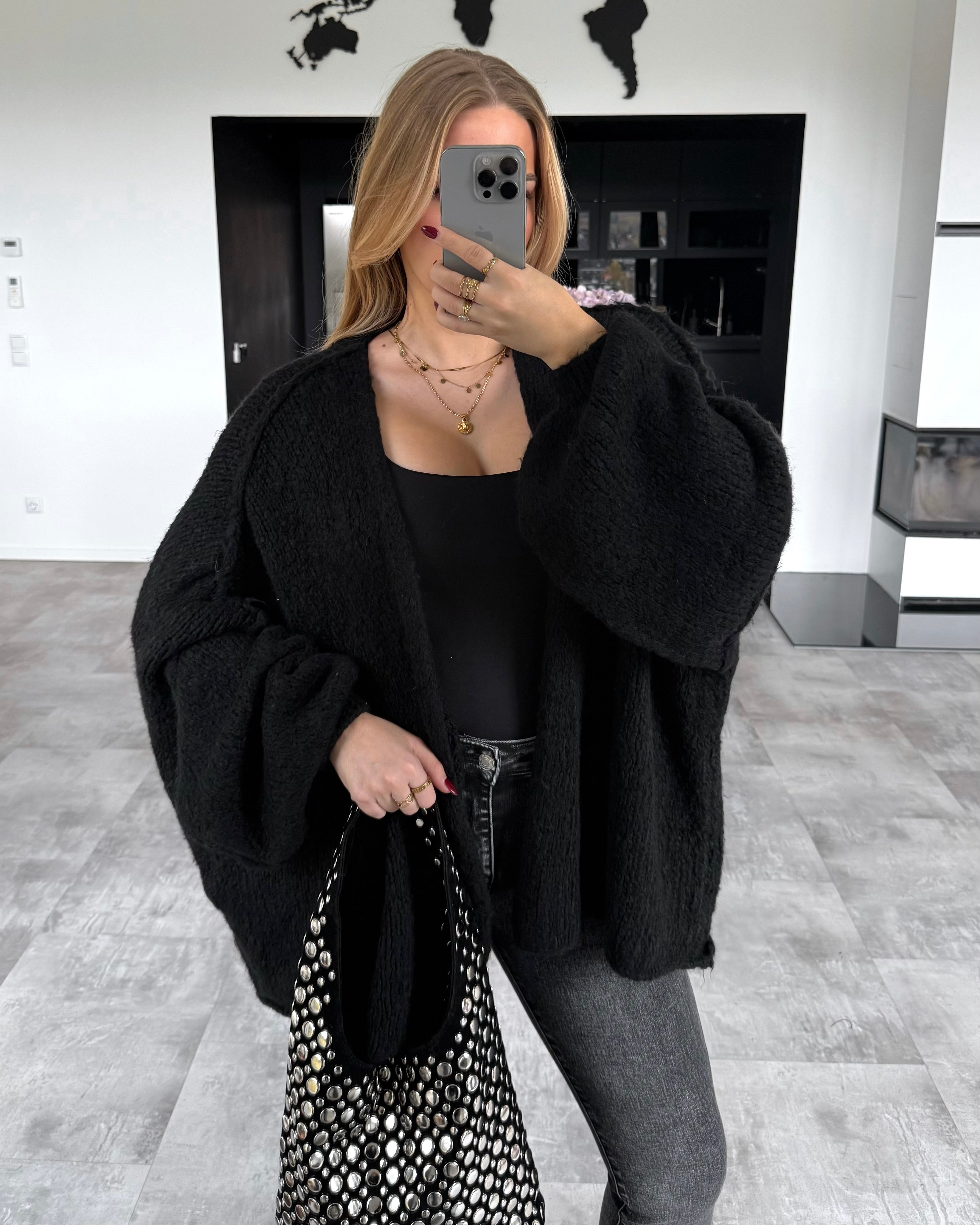 Cardigan “Livy" Schwarz