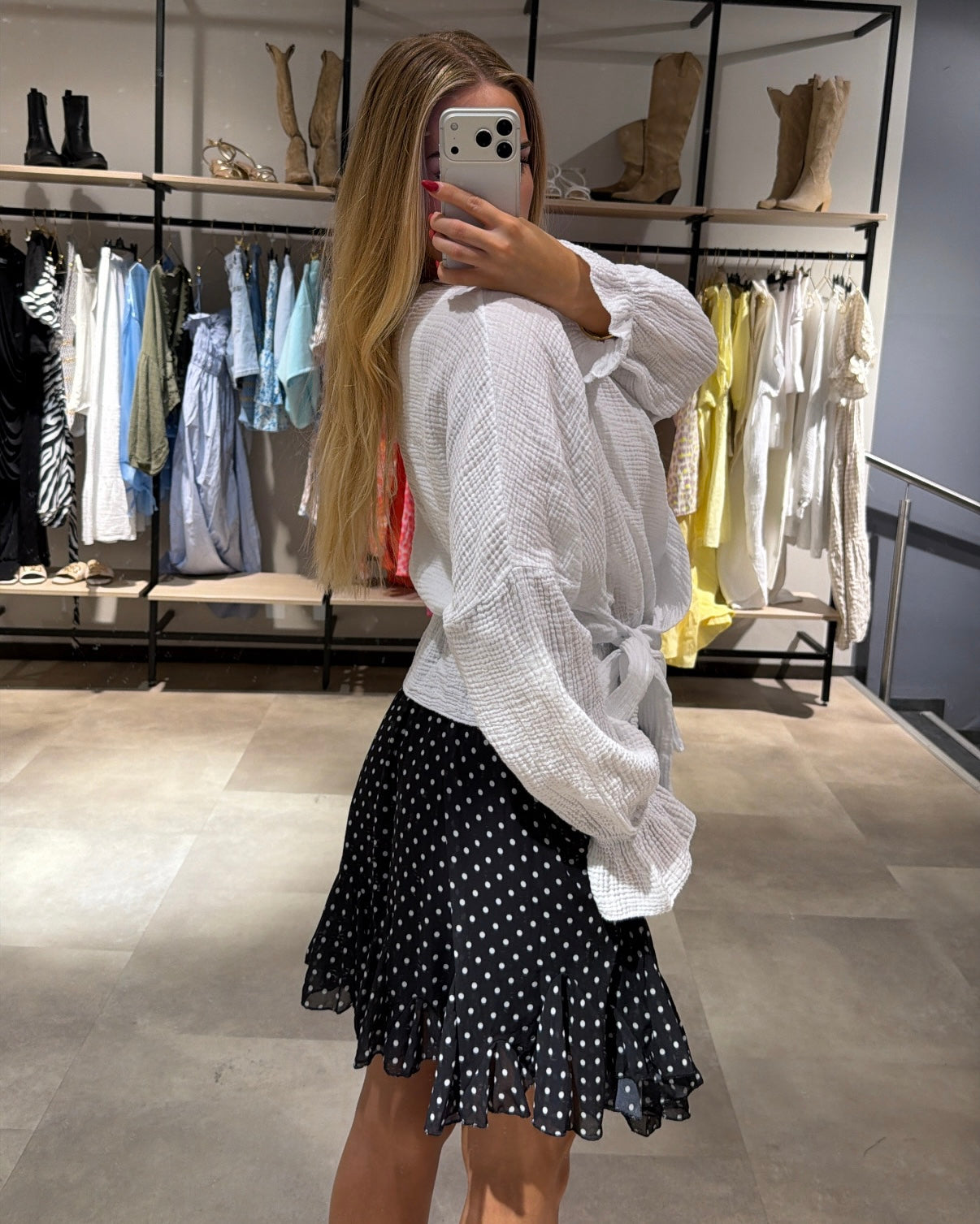 Rock "Belle“ Dots Schwarz