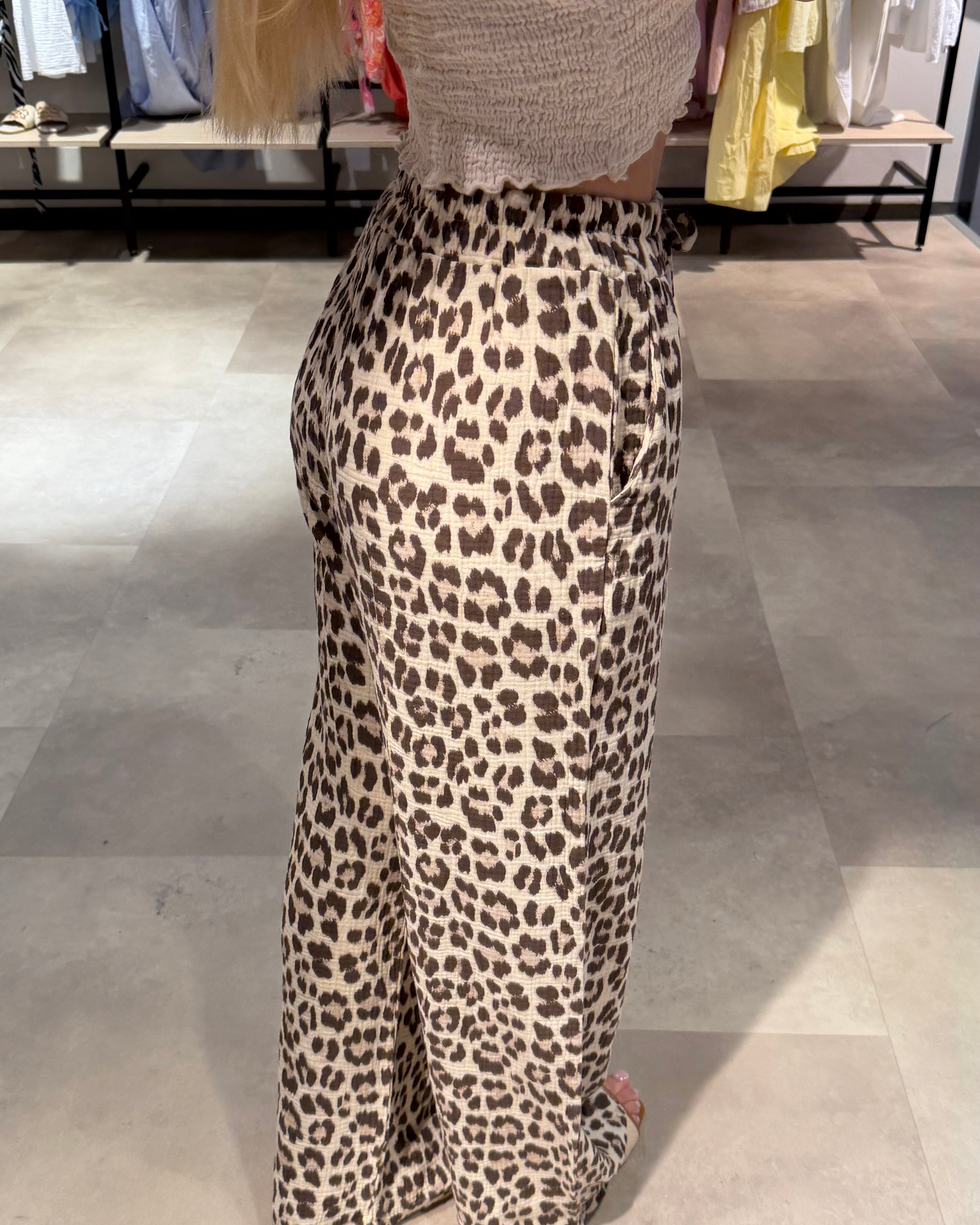 Musselin Hose “Nala“ Beige