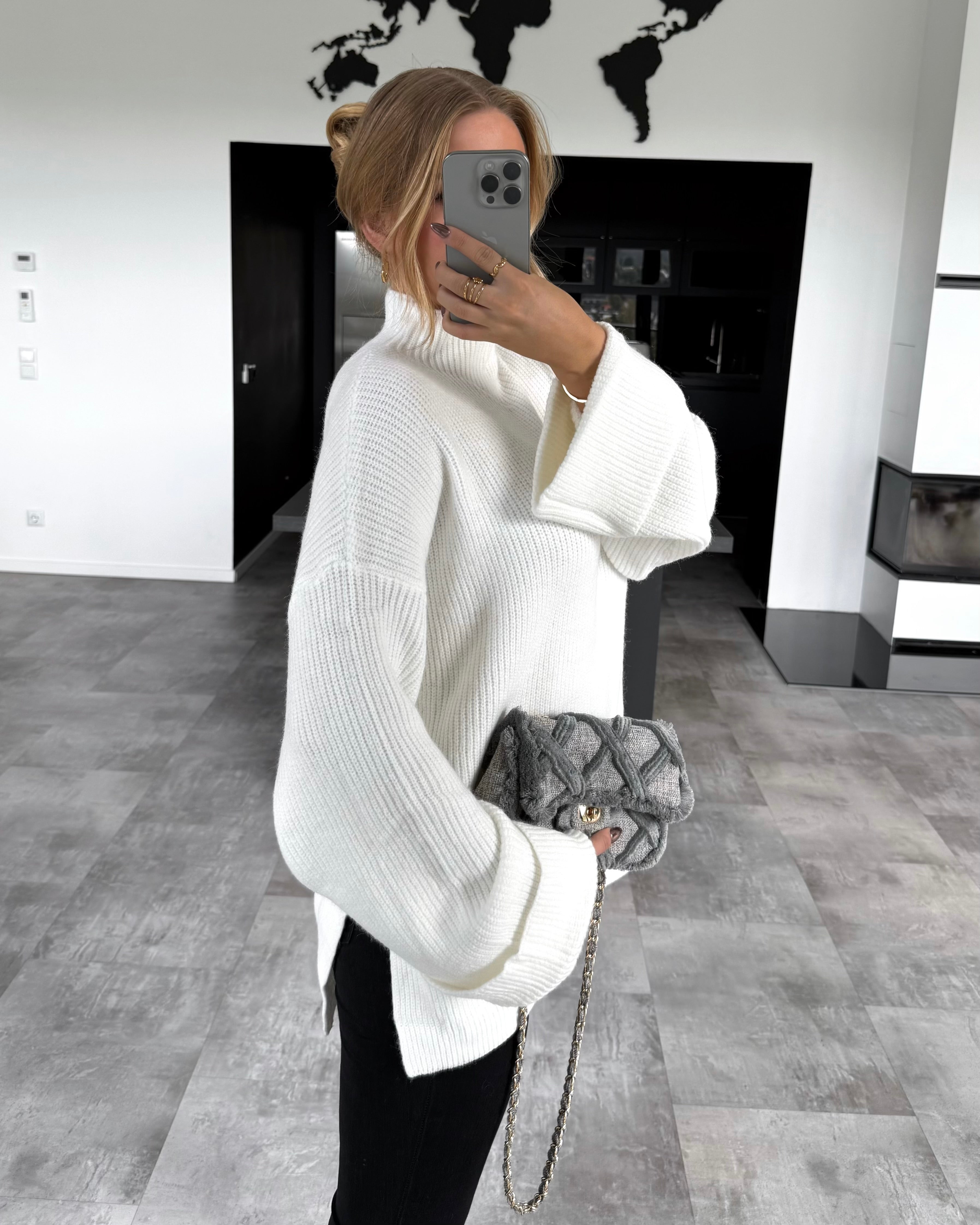Strickpullover "Lina“ Ecru