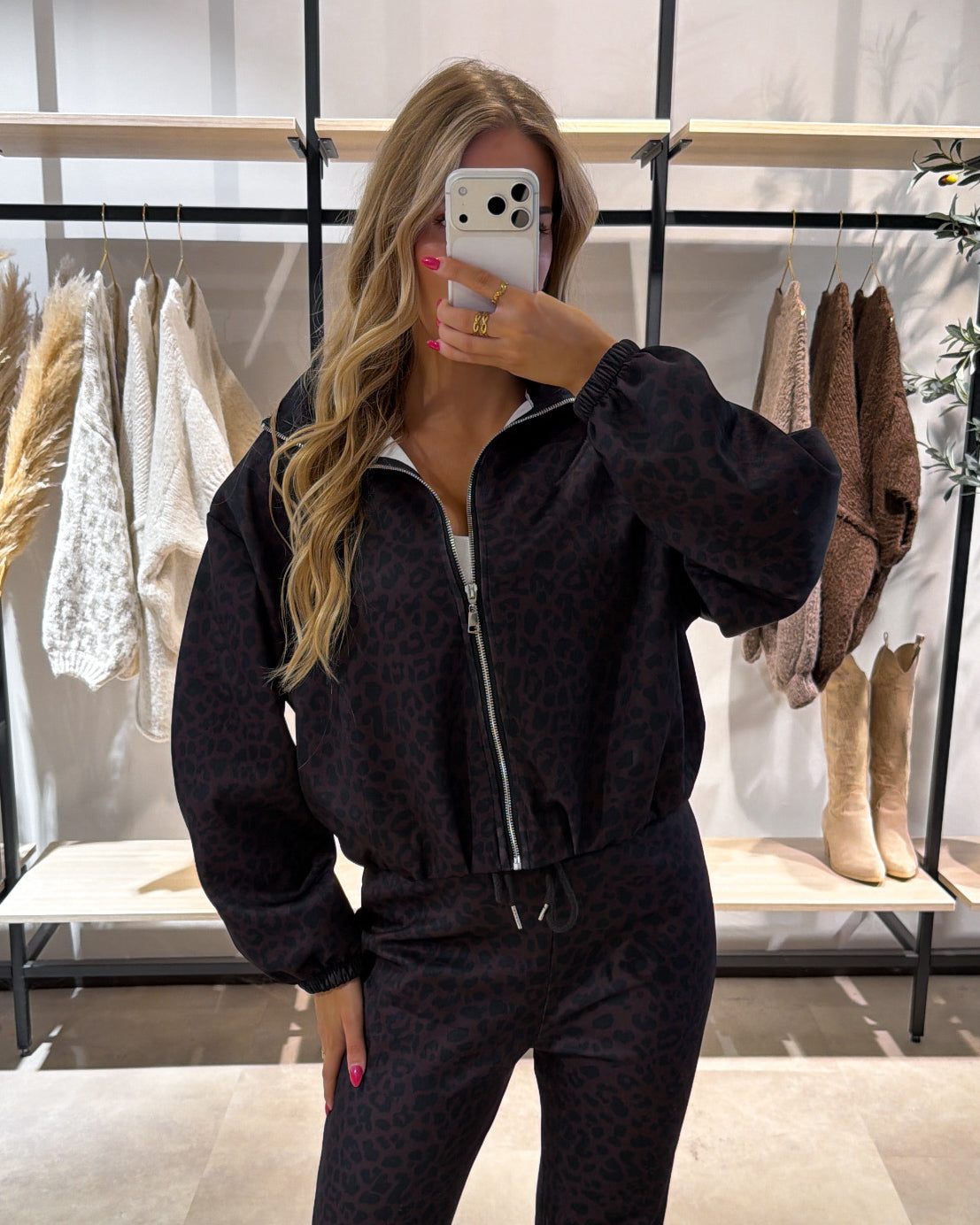 Jacke "Leonie" Leoprint
