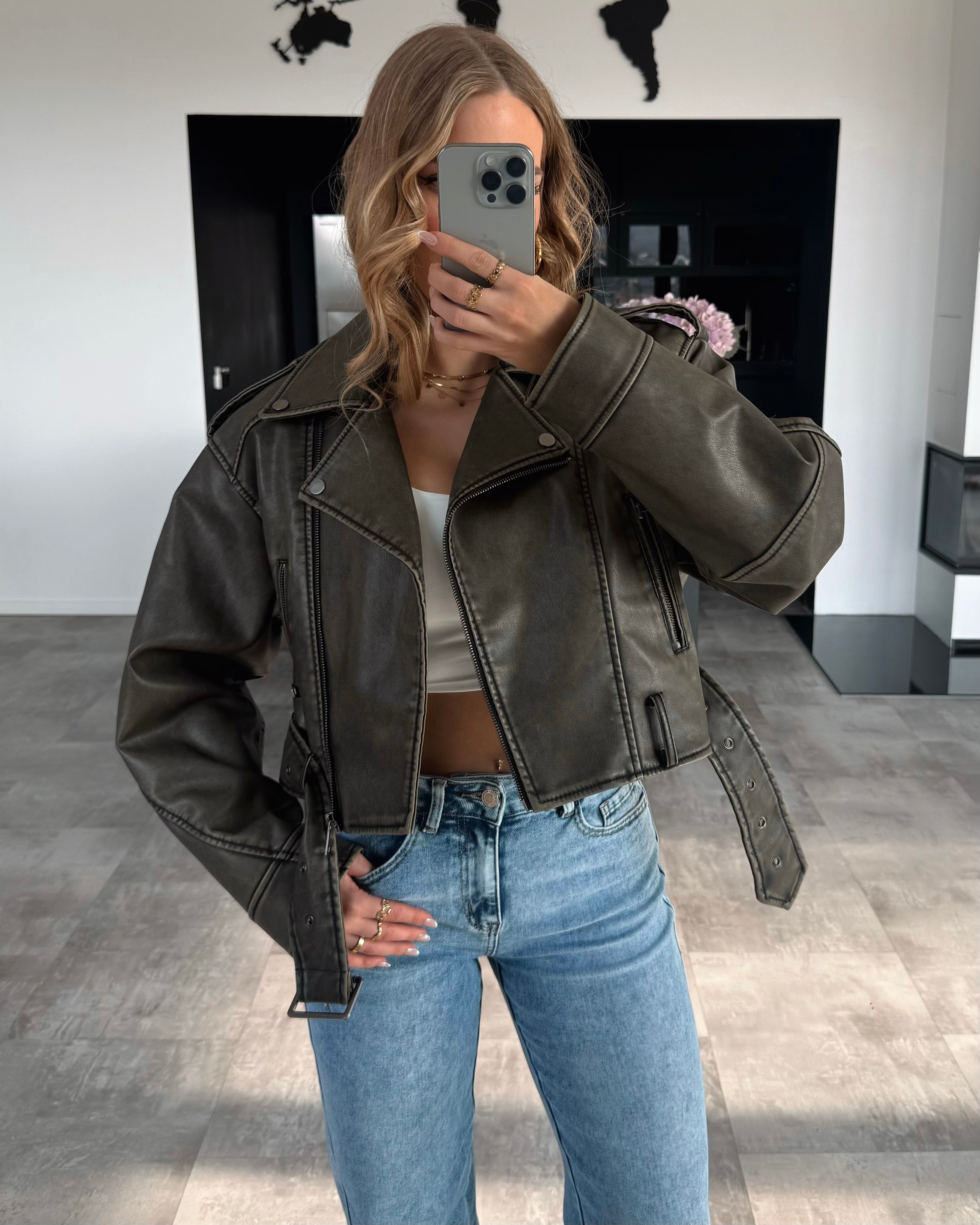 Lederjacke “Reign”