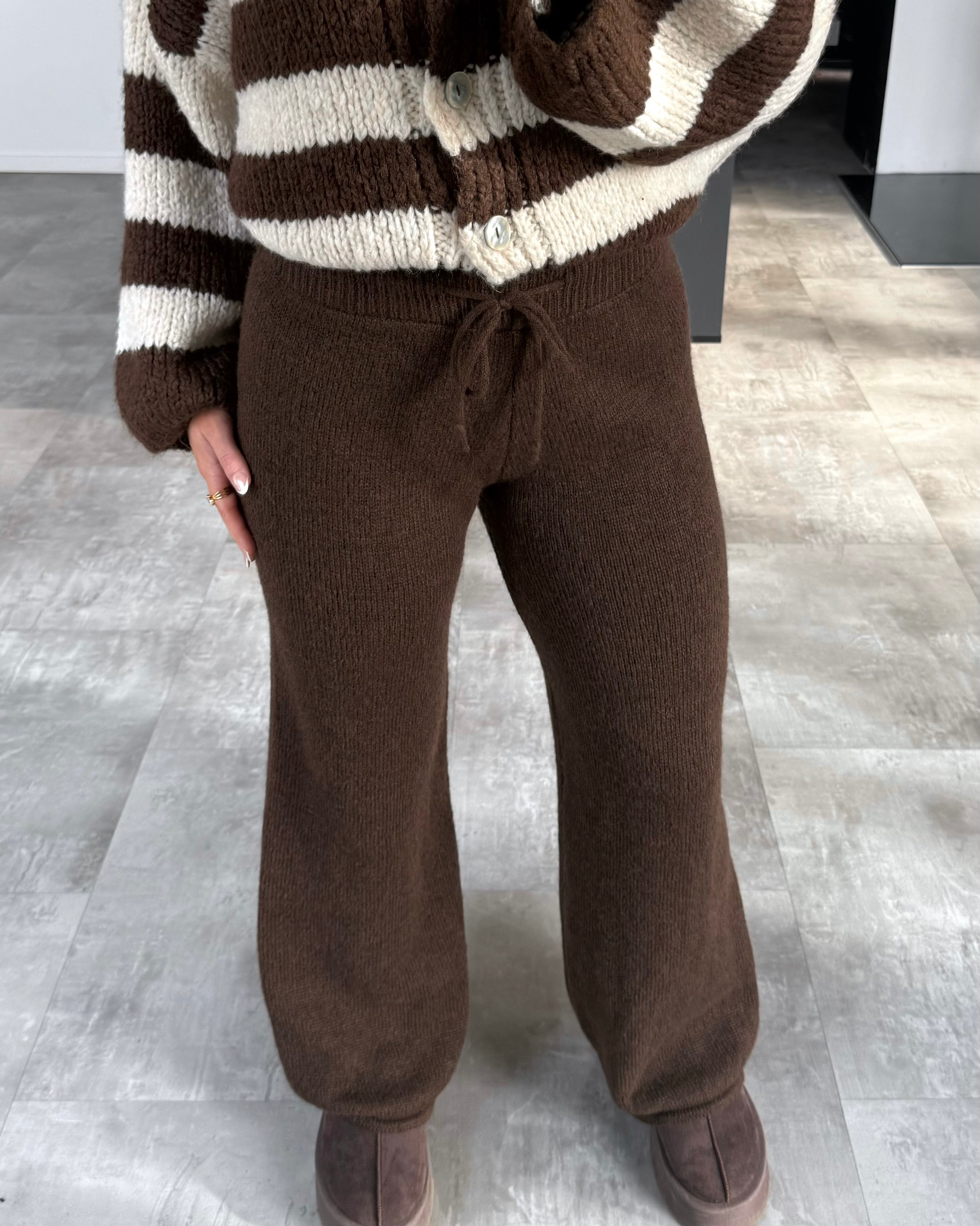 Strickhose “Aspen“ Chocolate