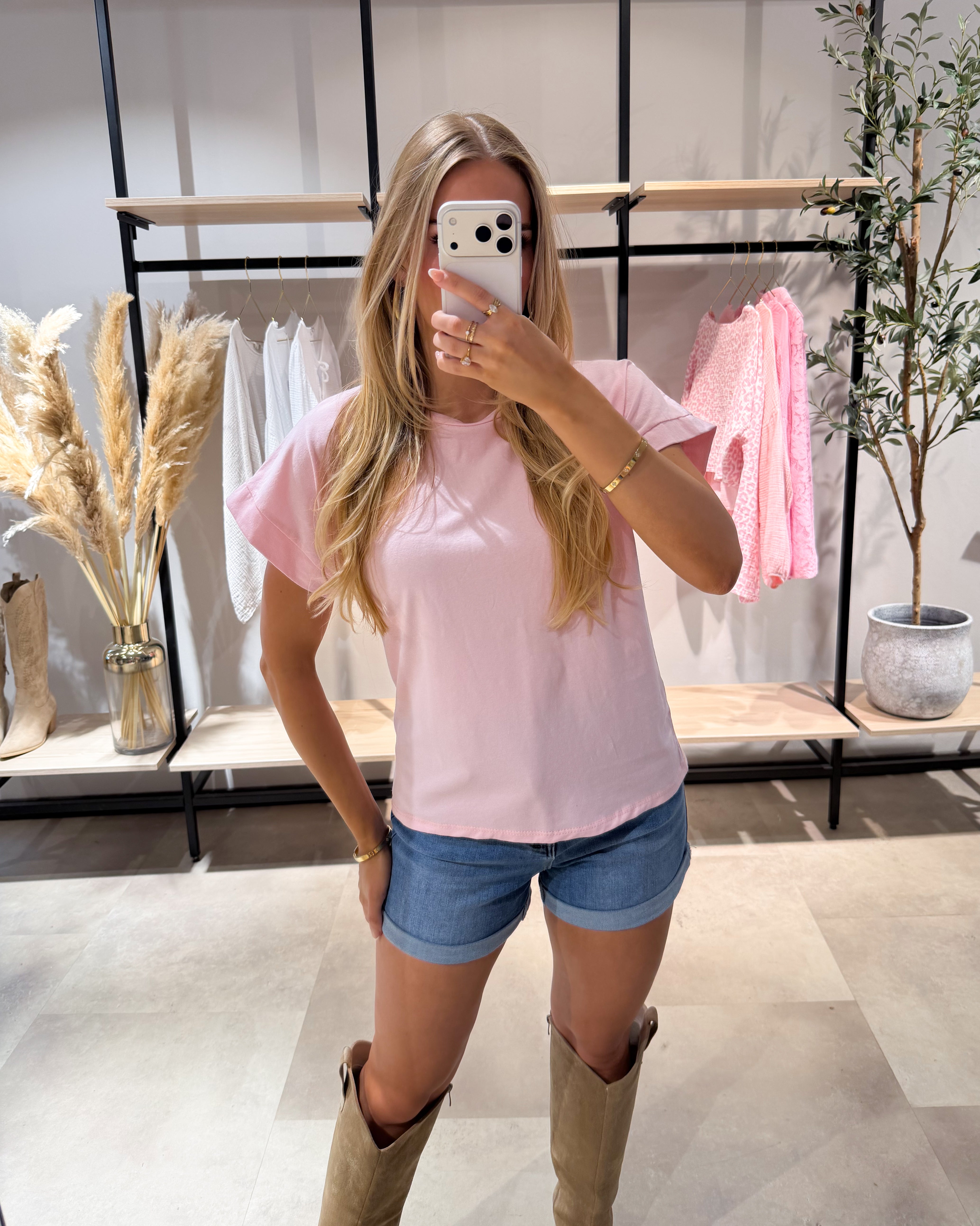 T-Shirt "Mila" Rundhals