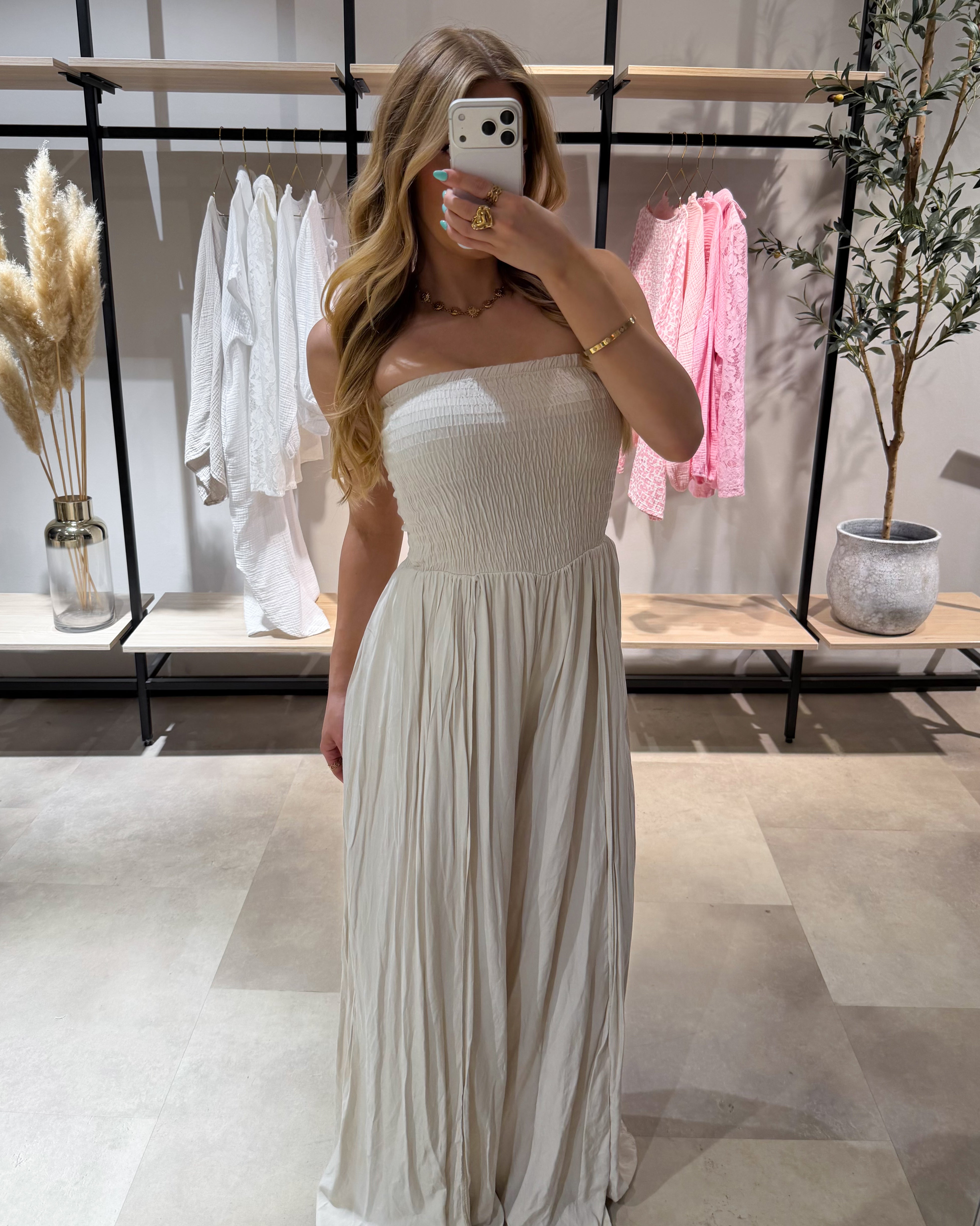 Jumpsuit "Jolina" Beige