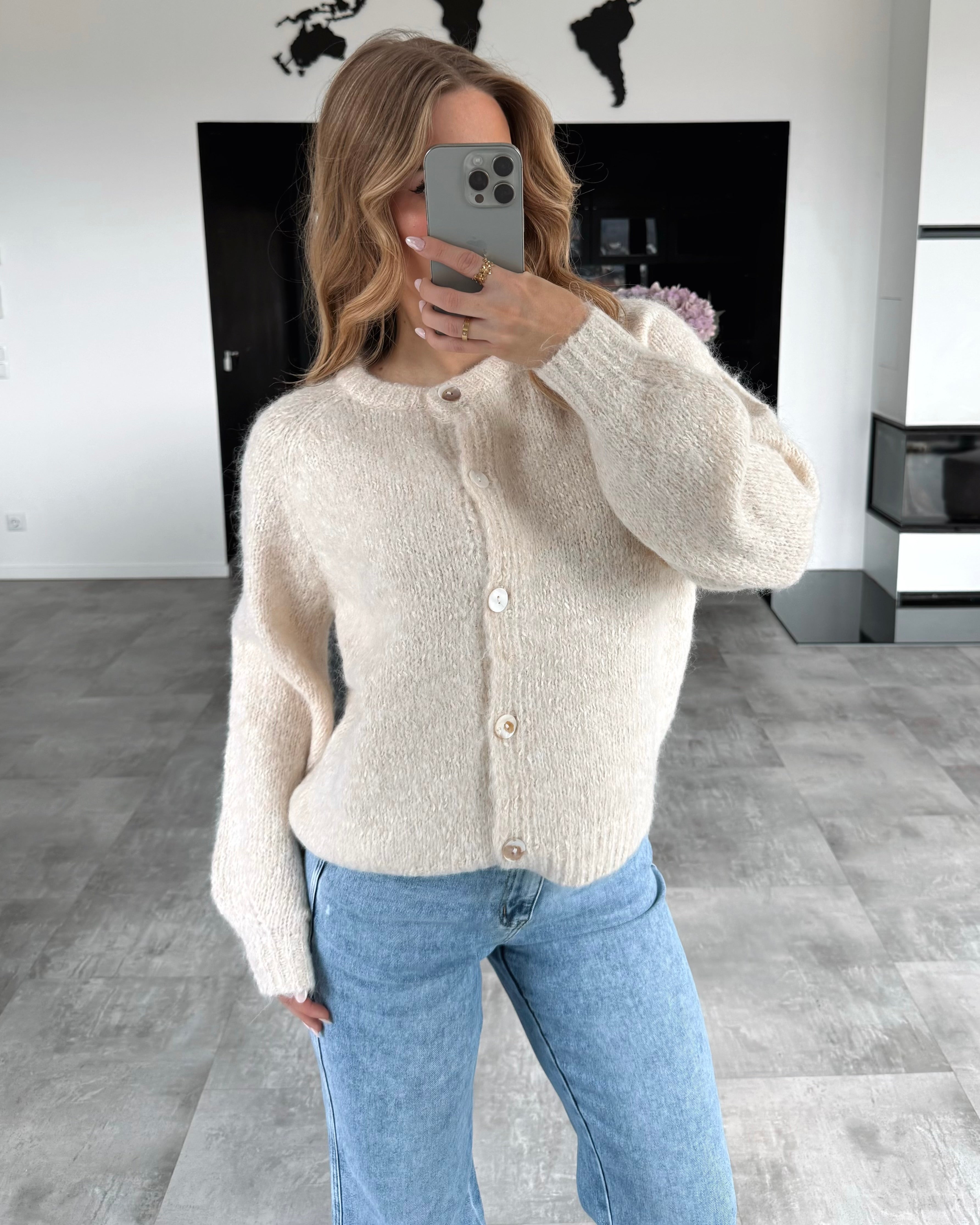 Cardigan "Tilda" Ecru