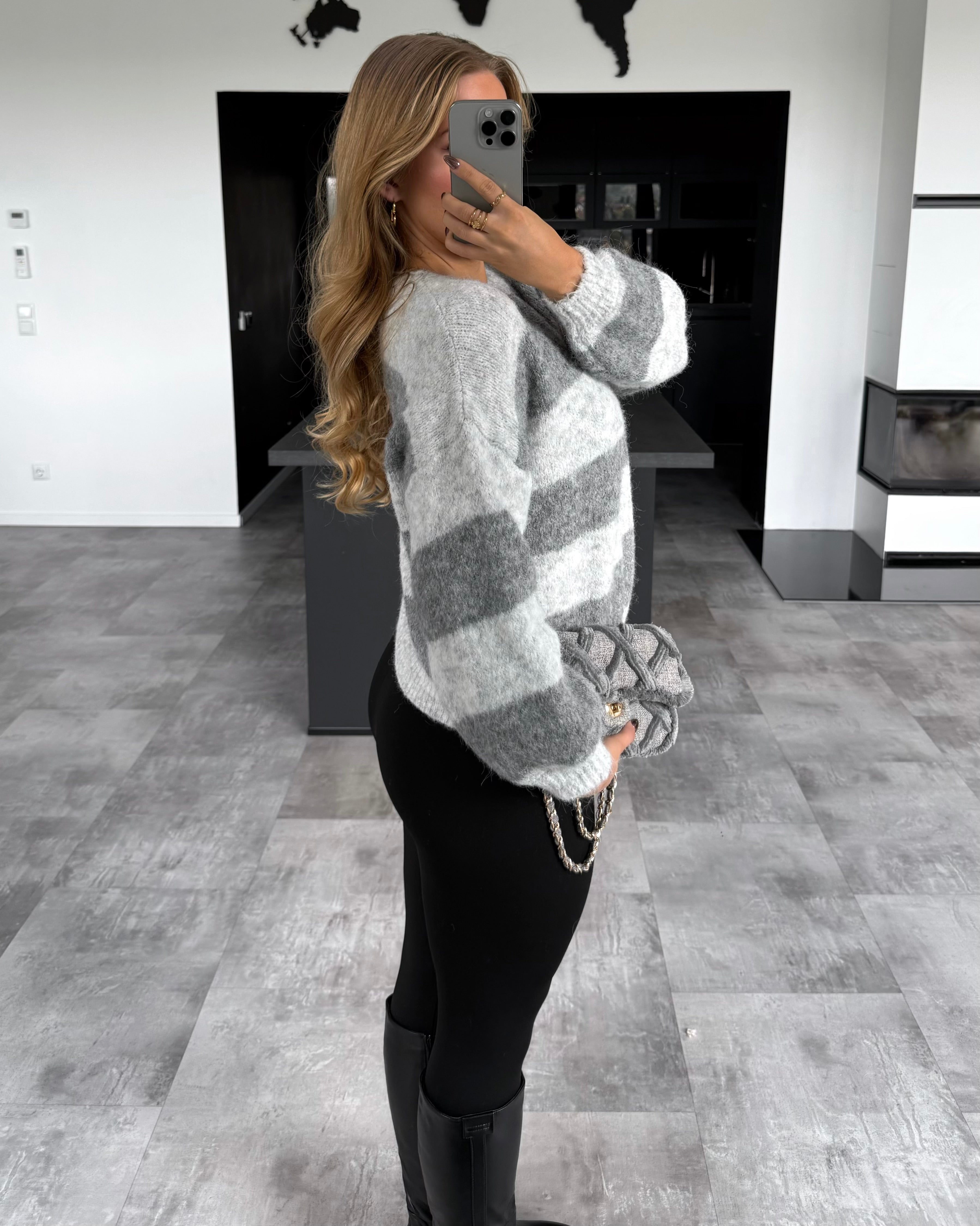Pullover "Elsie" Grau