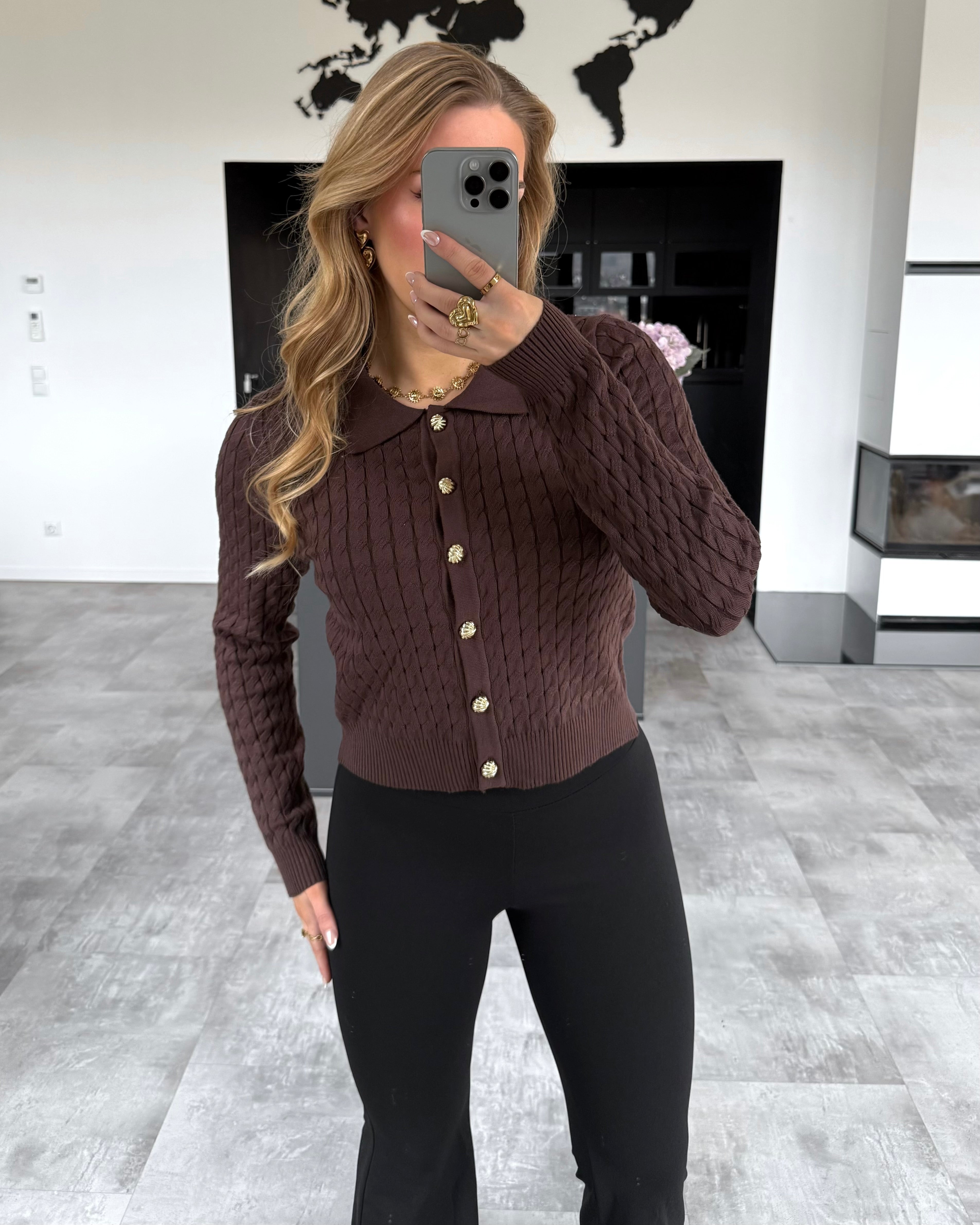 Cardigan "Eleanor" Chocolate