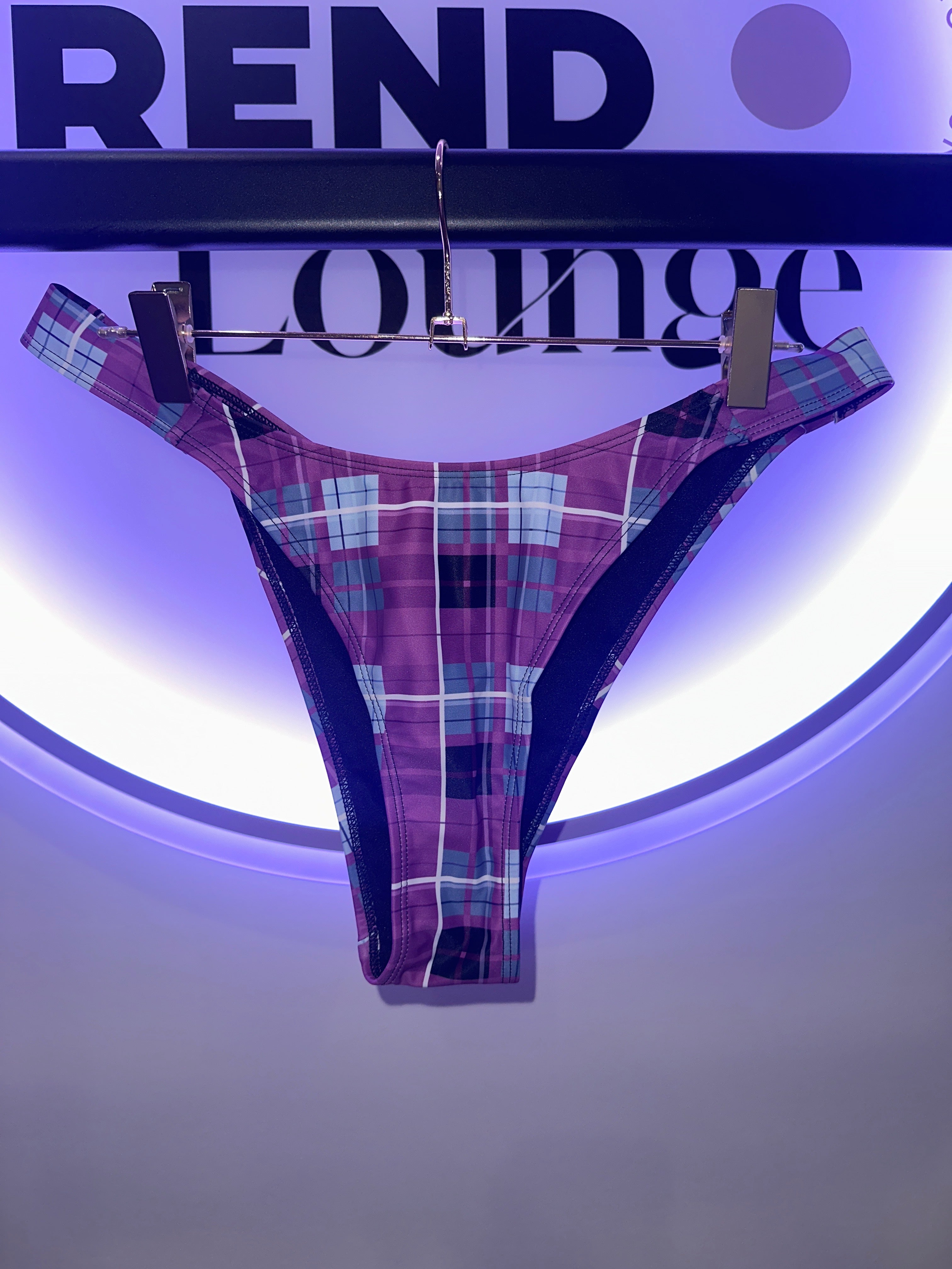 EINZELSTÜCK Bikini Hose Lila Muster #87