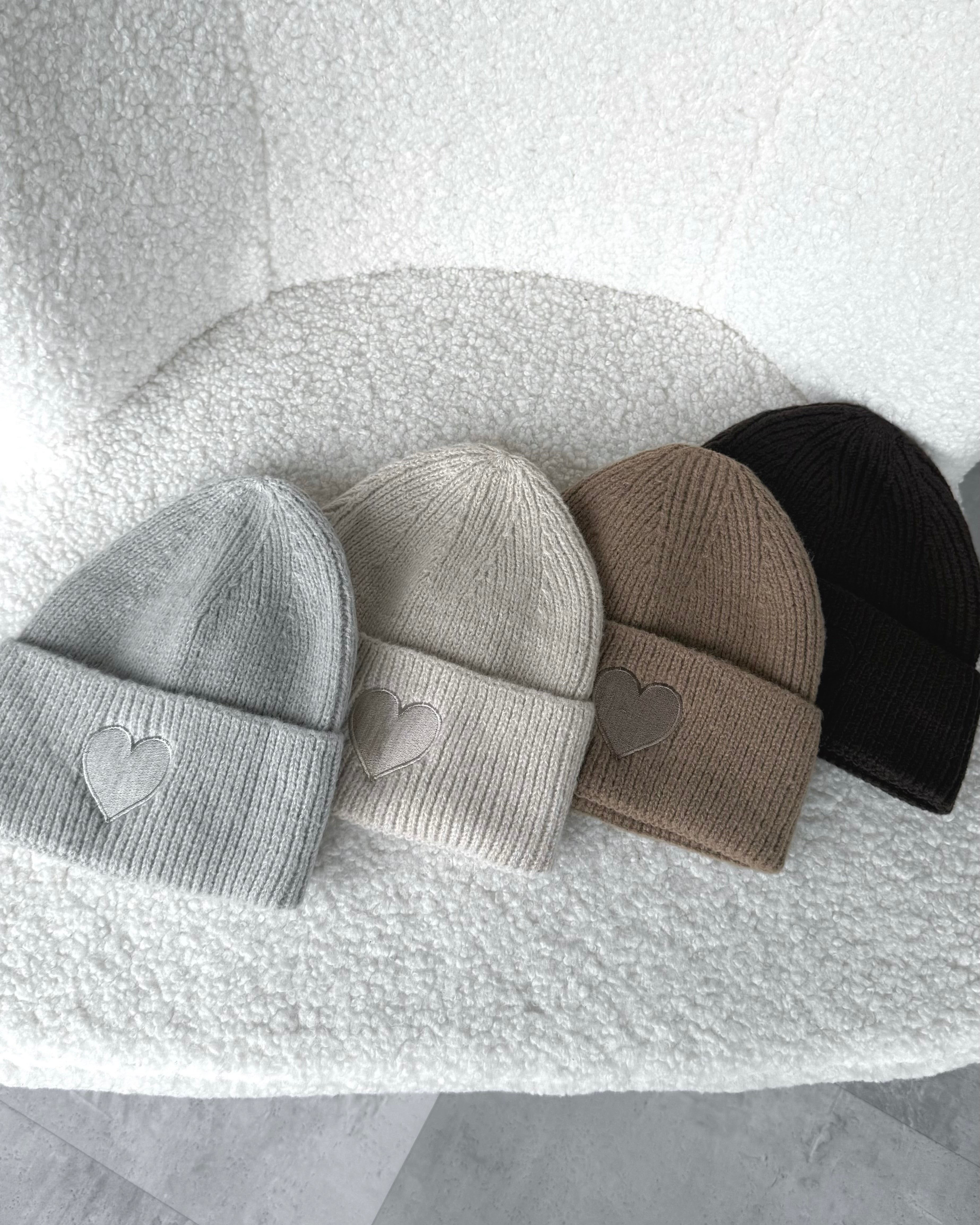 Strickmütze "Lovely" Taupe