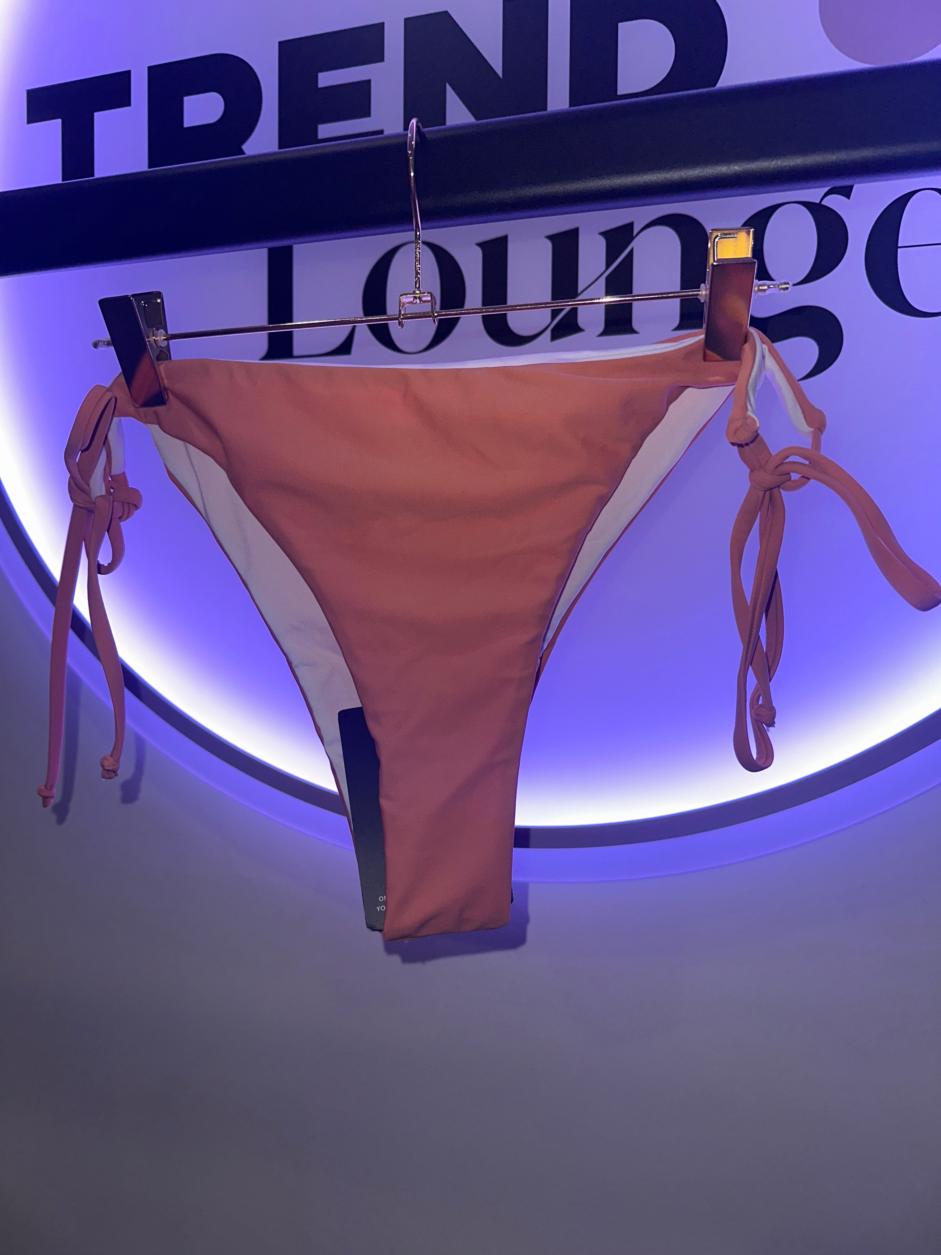 EINZELSTÜCK Bikini Hose Orange-Weiß #89