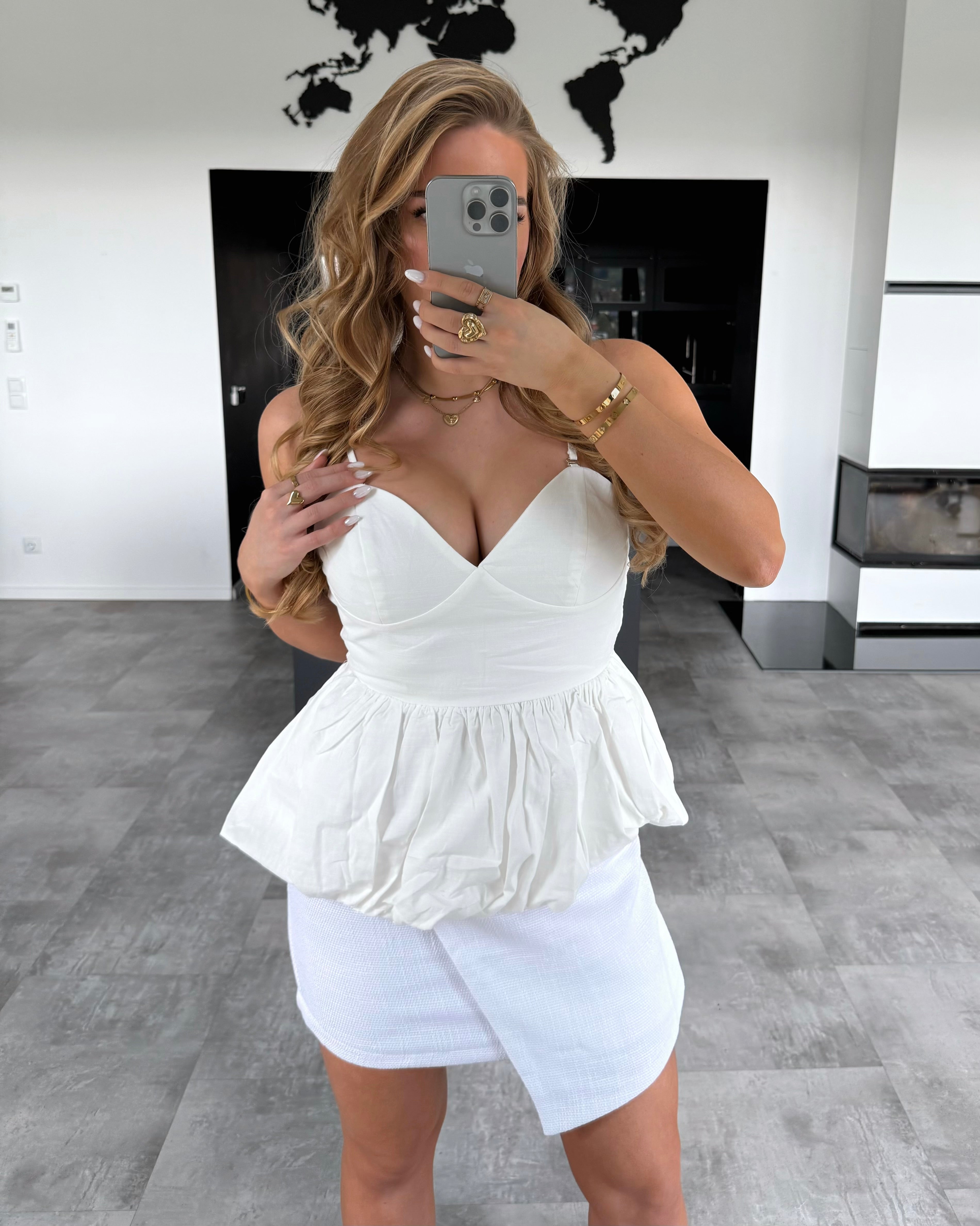 Top “Felicia” Weiß