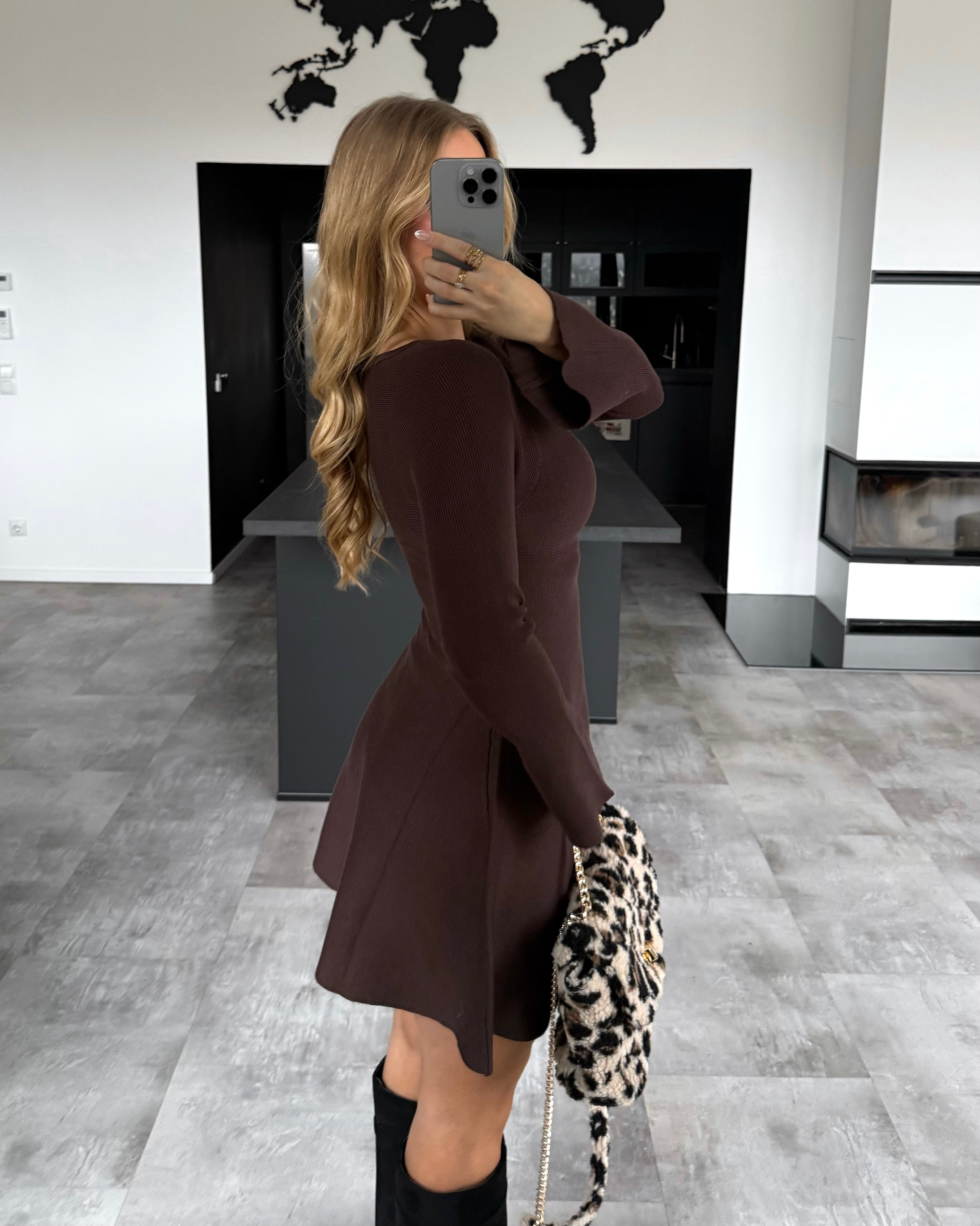 Kleid "Rielle" Chocolate