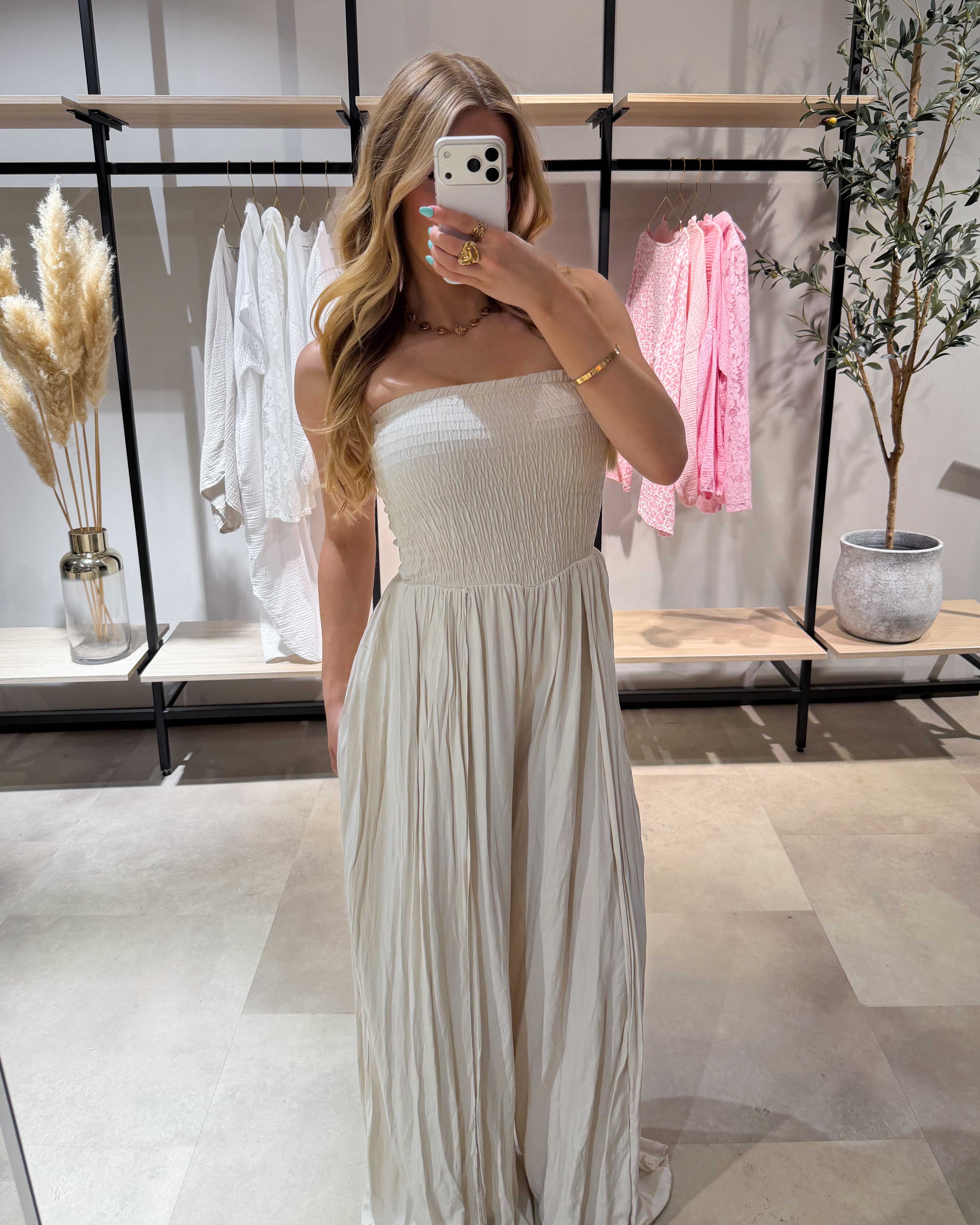 Jumpsuit "Jolina" Beige