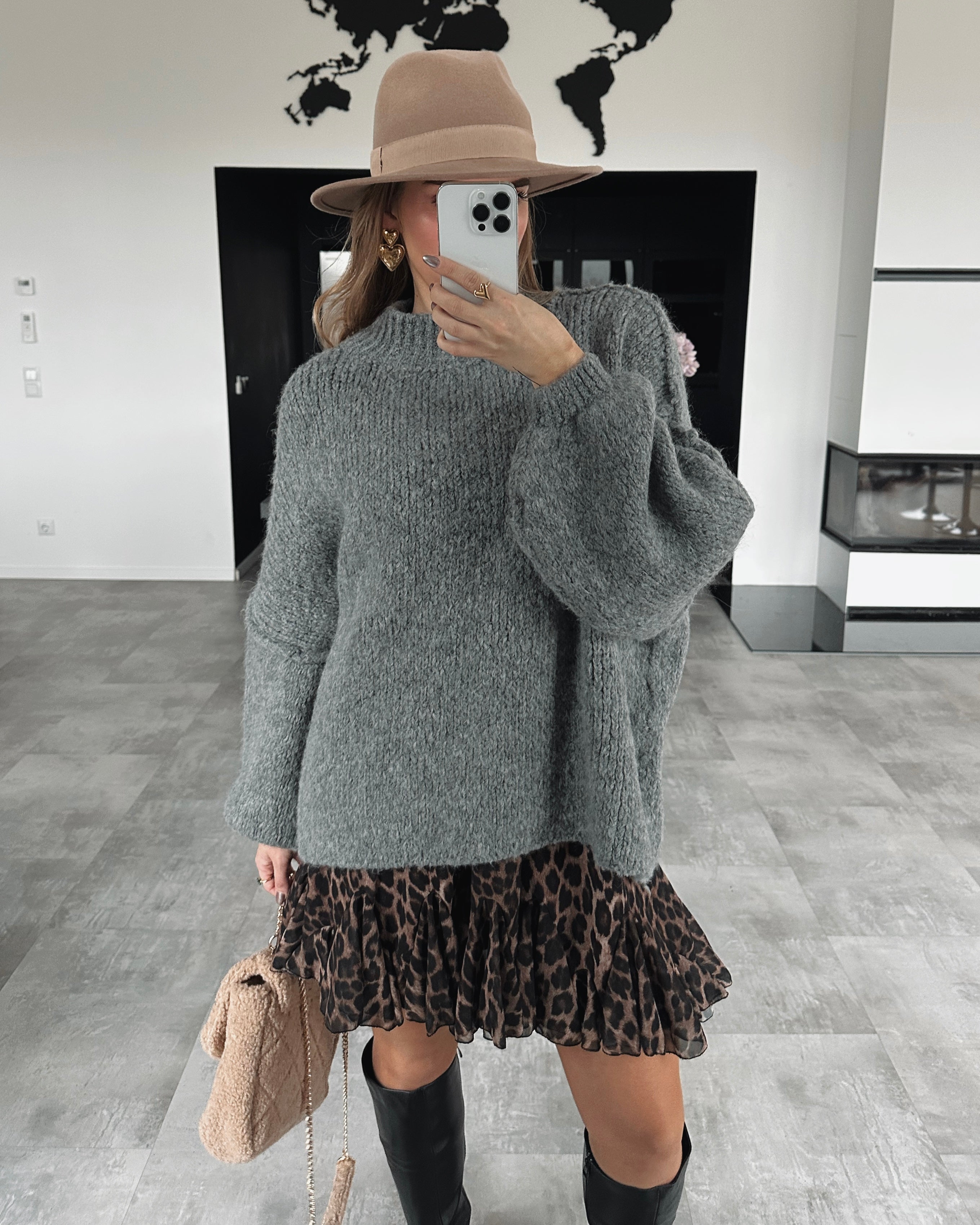 Pullover “May” Dunkelgrau