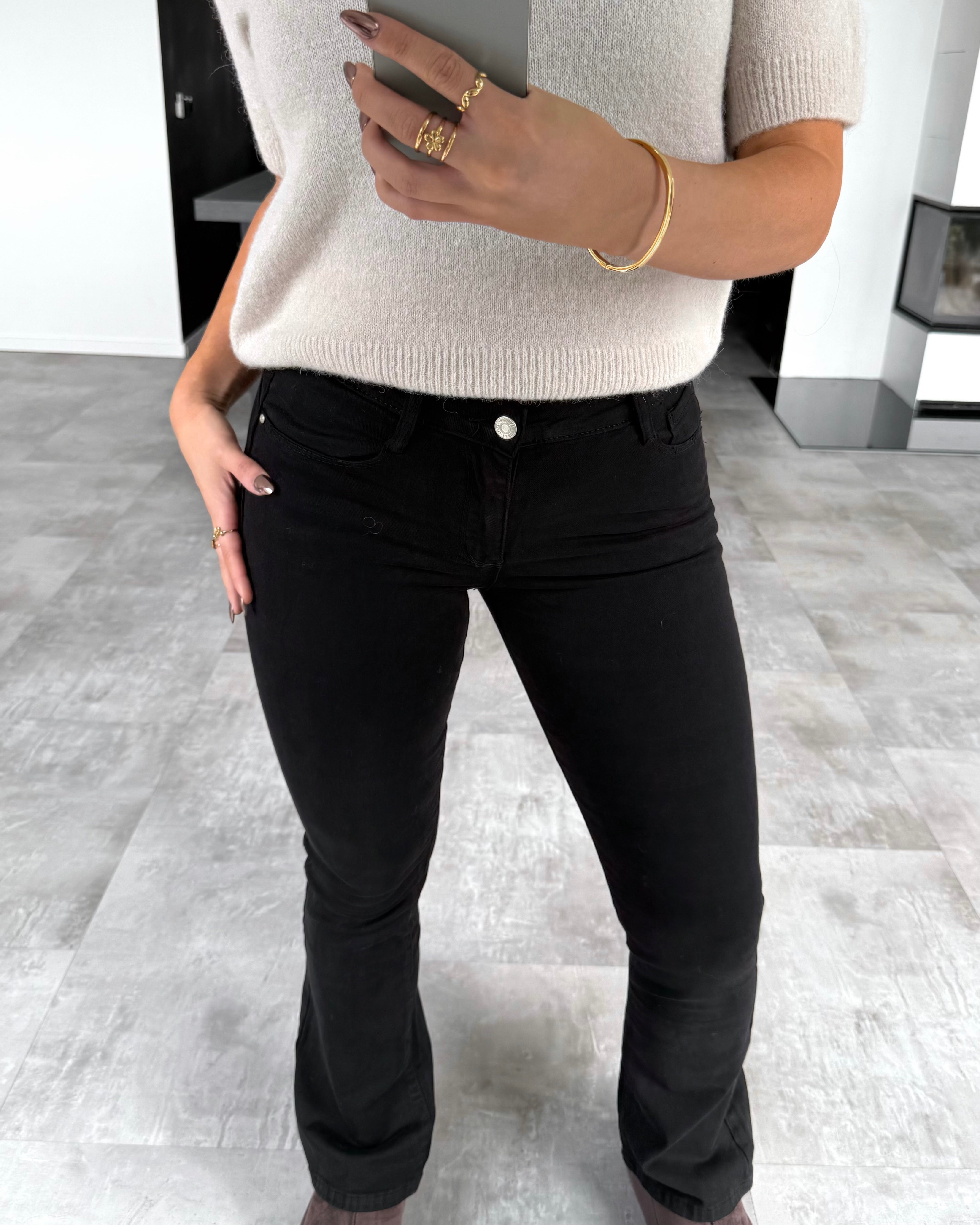 Push-Up Jeans "Darla" Schwarz