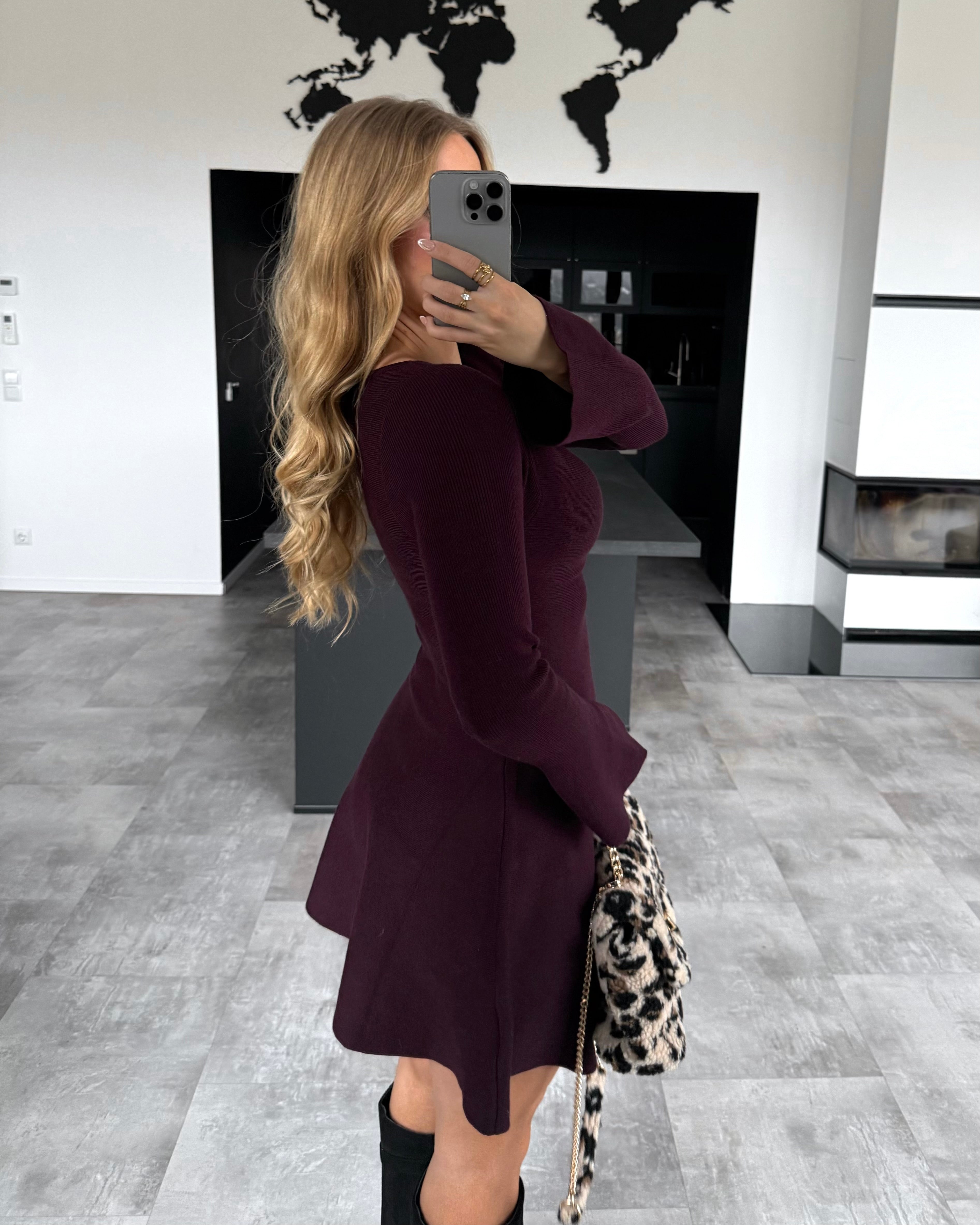 Kleid “Rielle” Plum