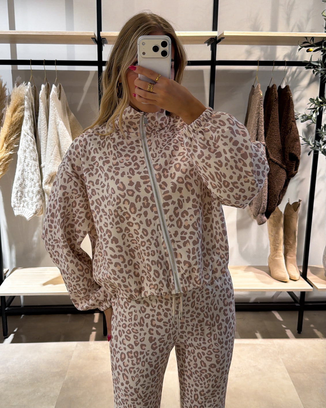 Jacke "Leonie" Leoprint