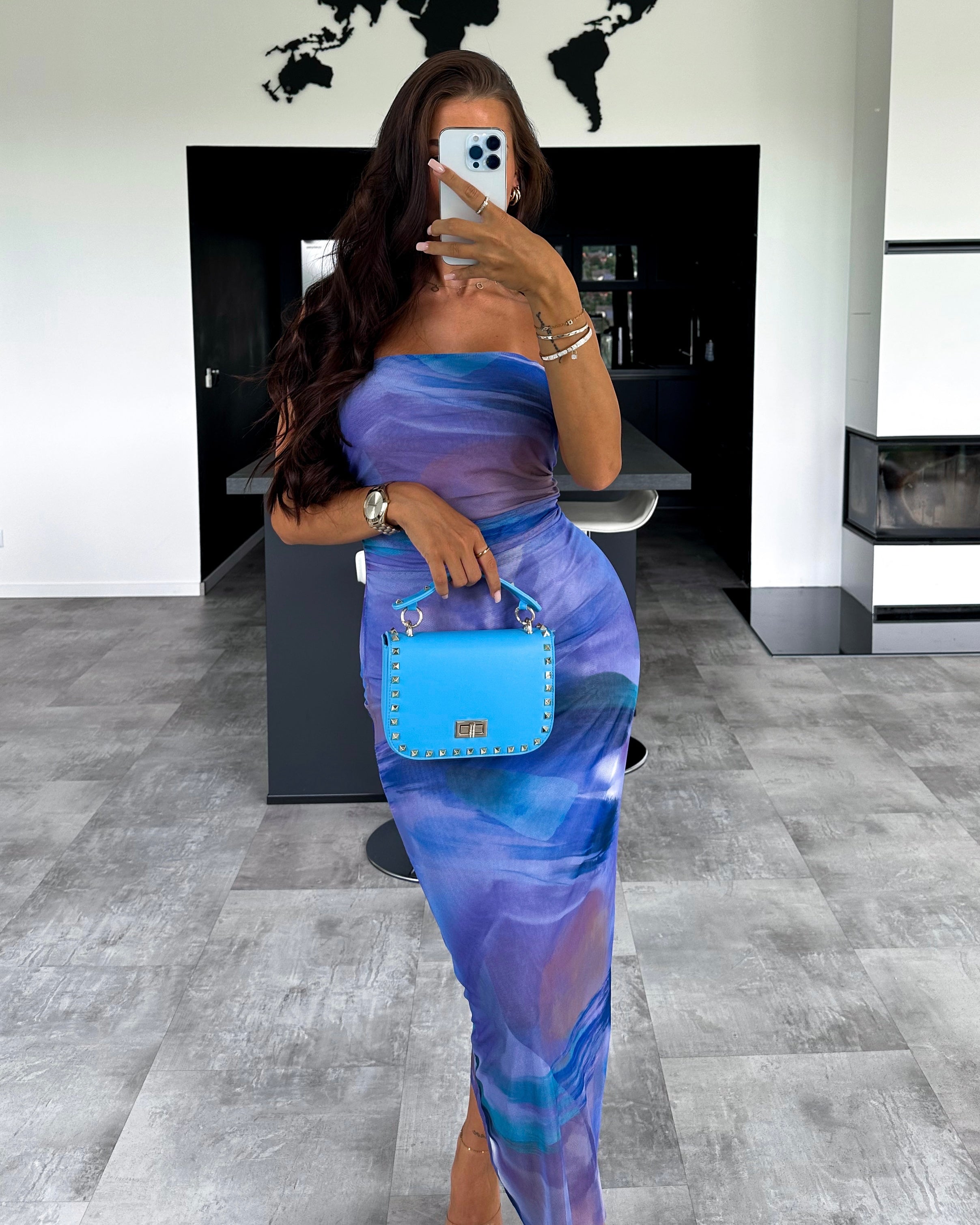 Kleid "Mermaid" Blau