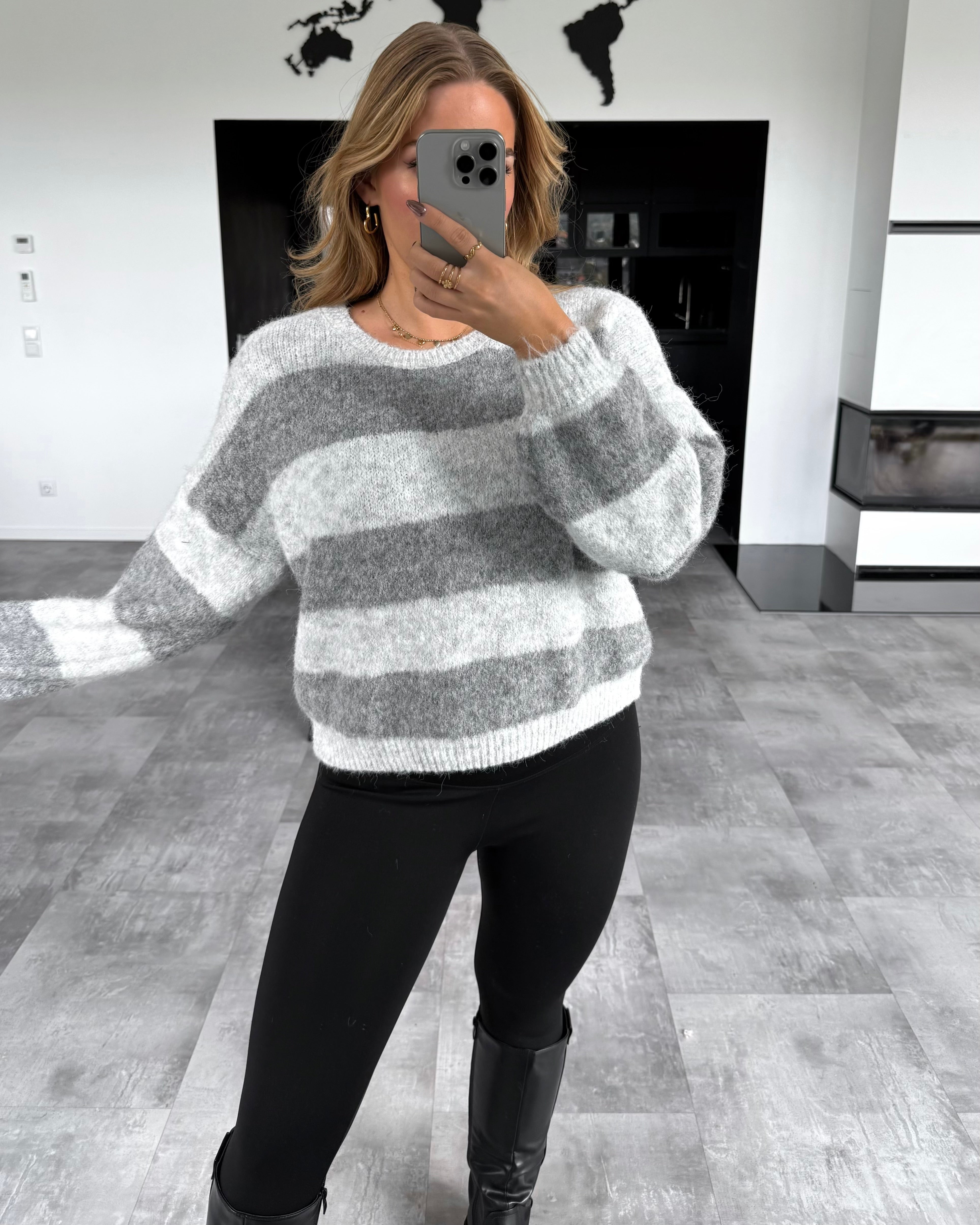 Pullover "Elsie" Grau