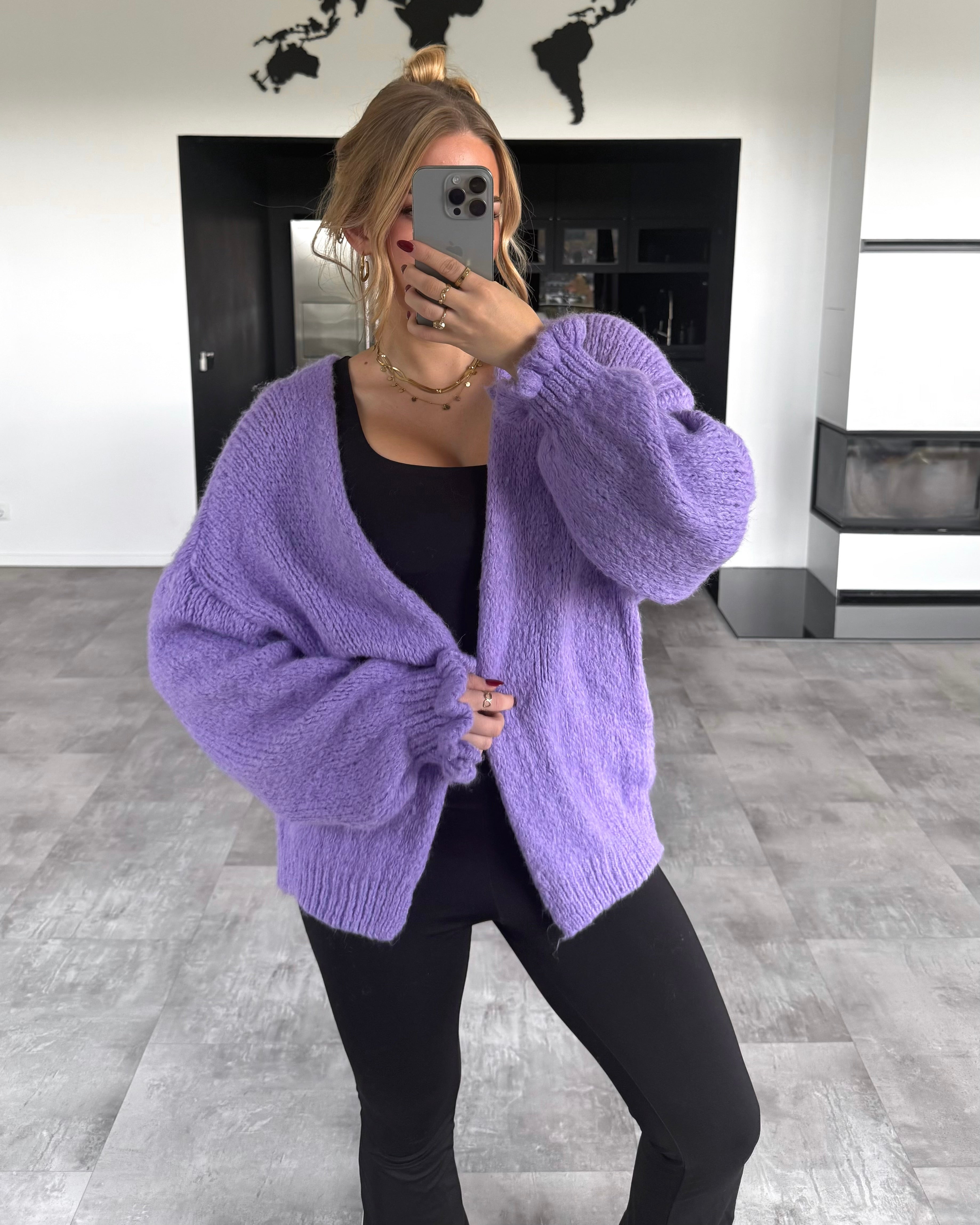 Cardigan "Mary" Lila